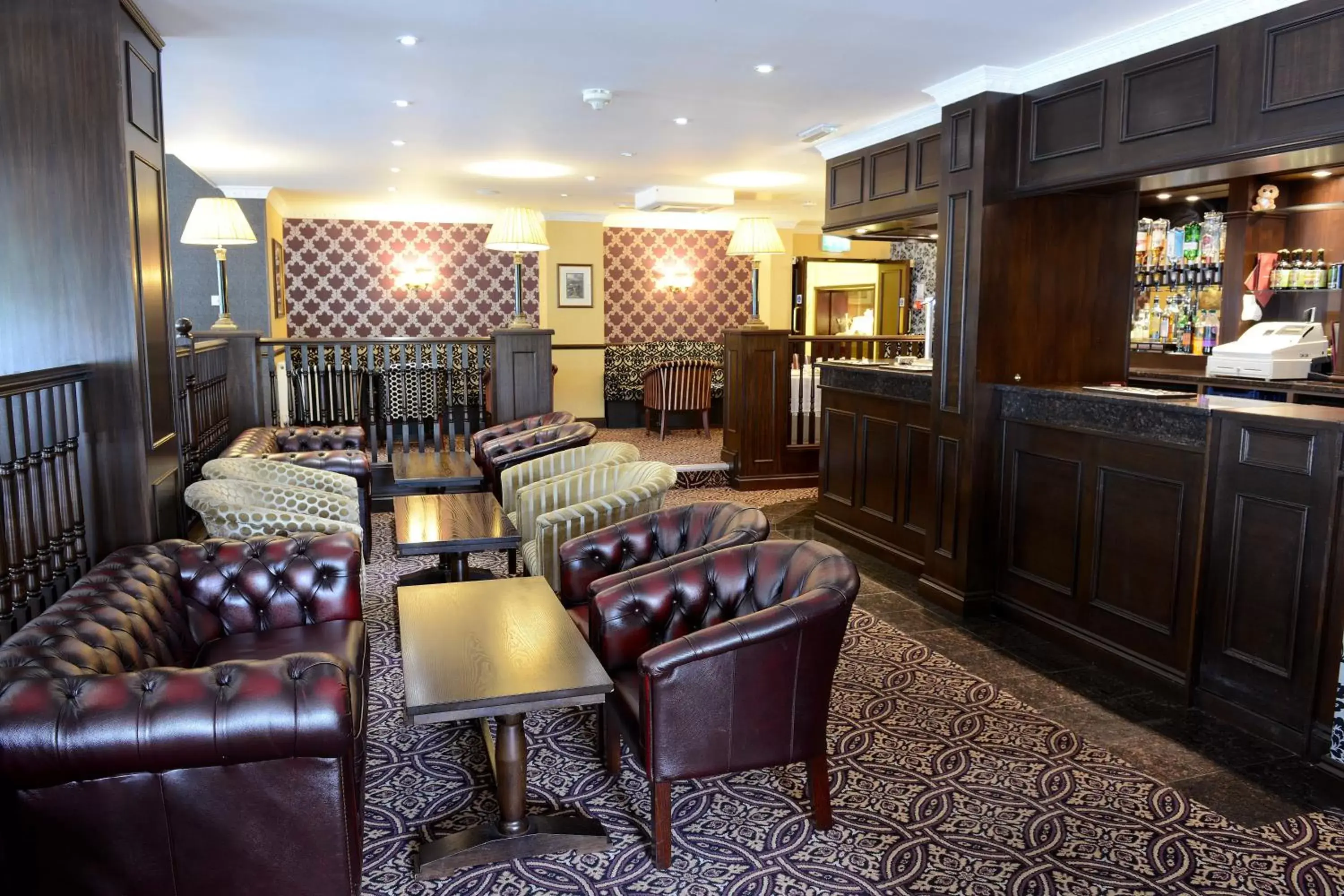 Lounge or bar, Lobby/Reception in Buckatree Hall Hotel