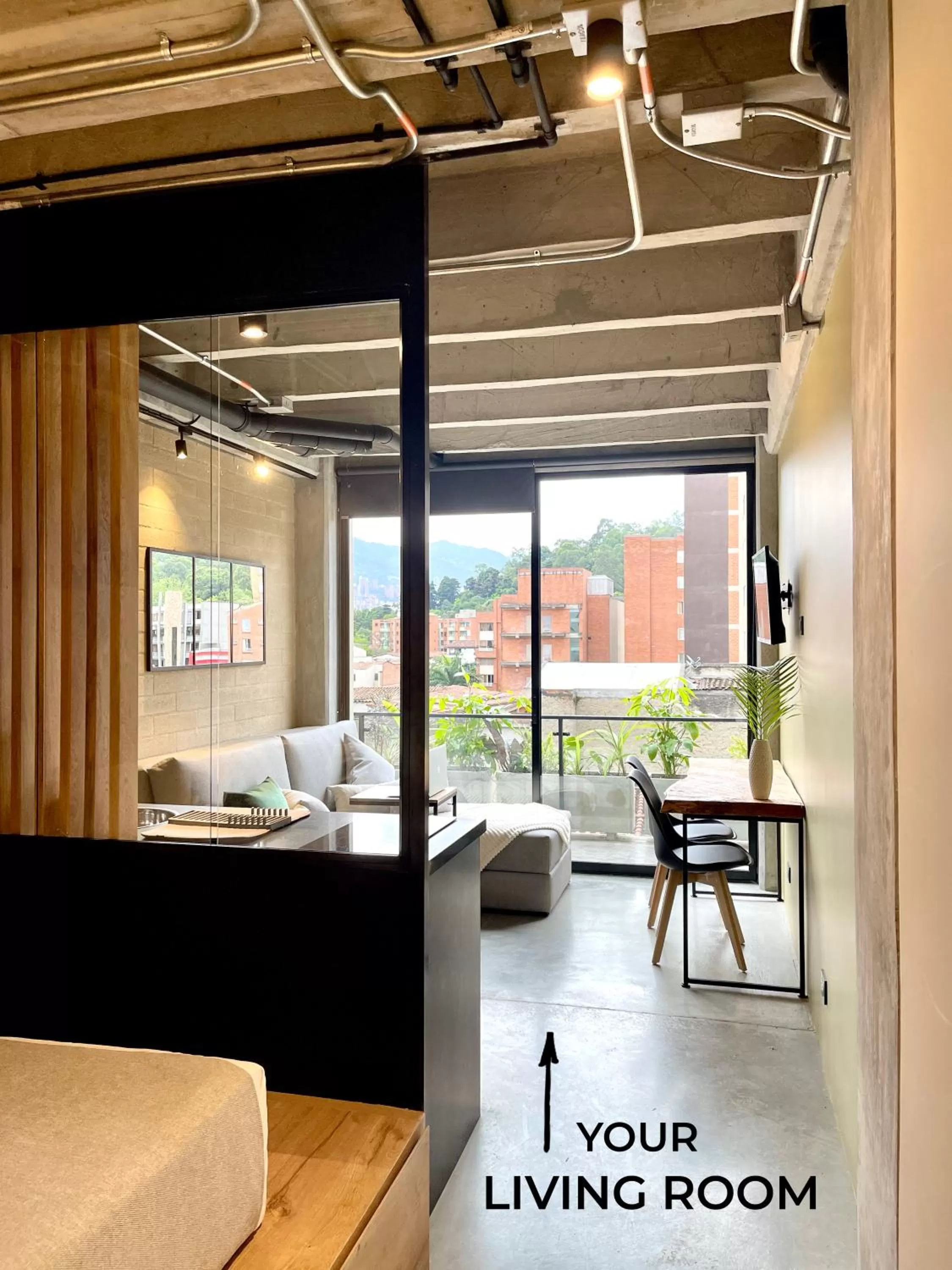 Living room in Beminimal Hotel