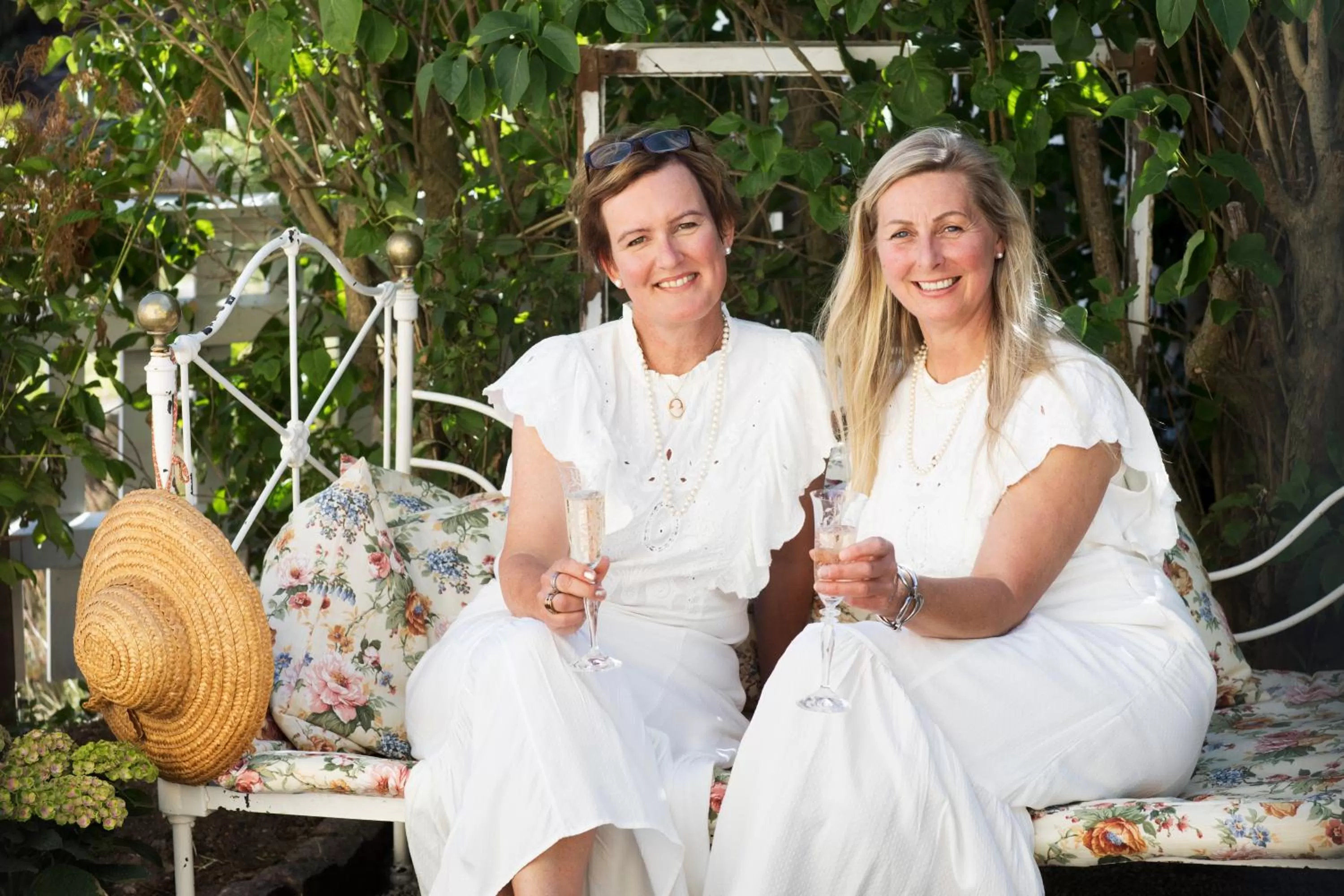 Patio in Strandflickornas Annex Gula Villan