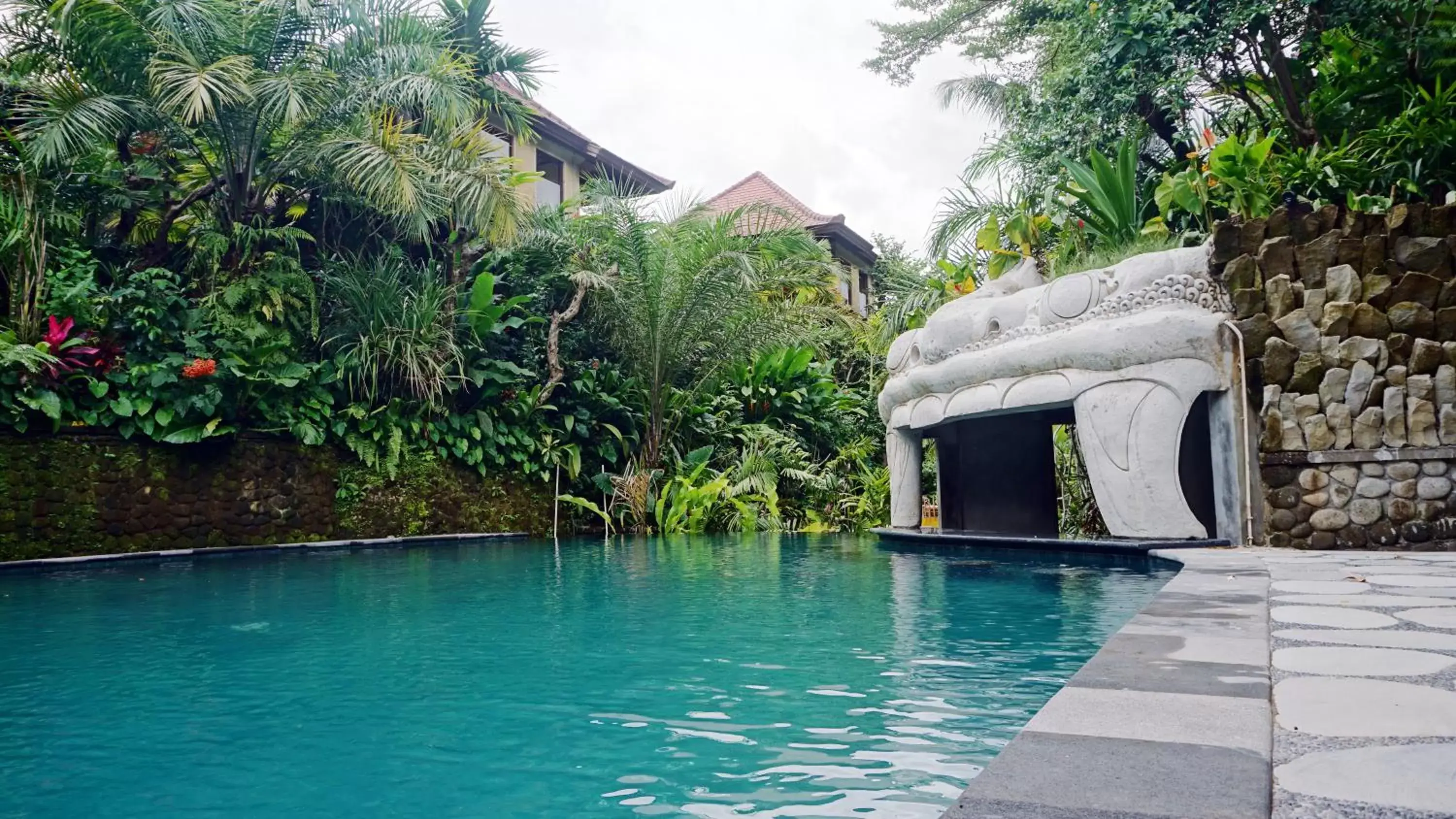 Natural landscape, Swimming Pool in Sakti Garden Resort & Spa