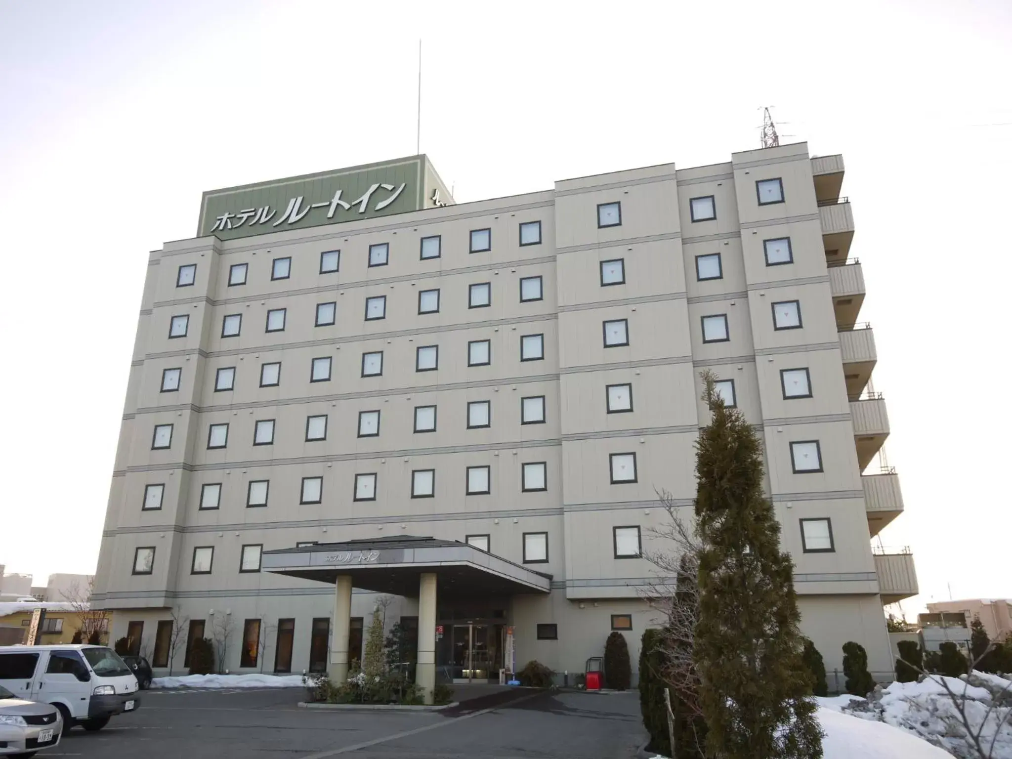 Facade/entrance, Property Building in Hotel Route-Inn Yonezawa Ekihigashi