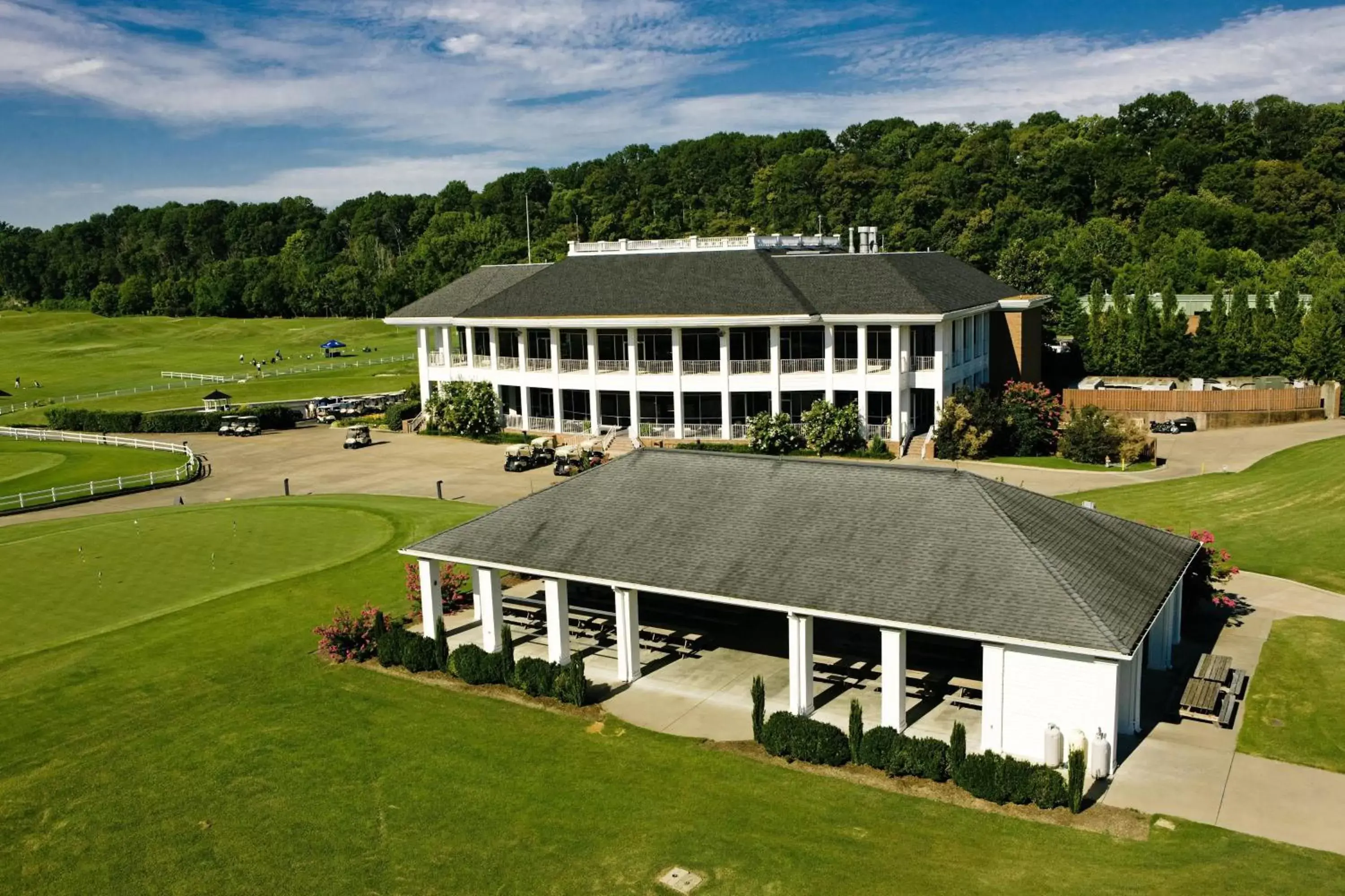 Golfcourse, Bird's-eye View in Gaylord Opryland Resort & Convention Center