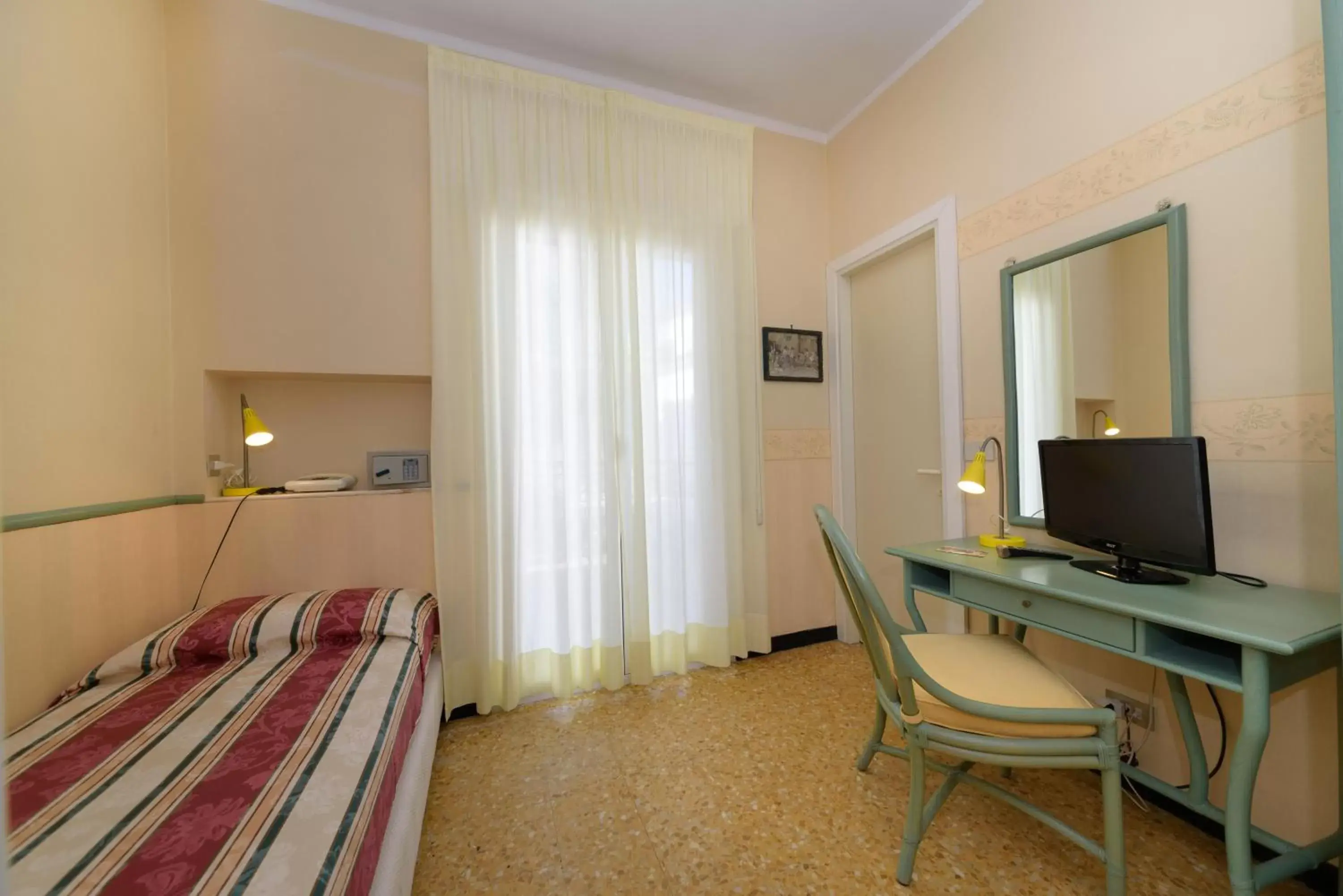 Bedroom, TV/Entertainment Center in Hotel Morchio Mhotelsgroup