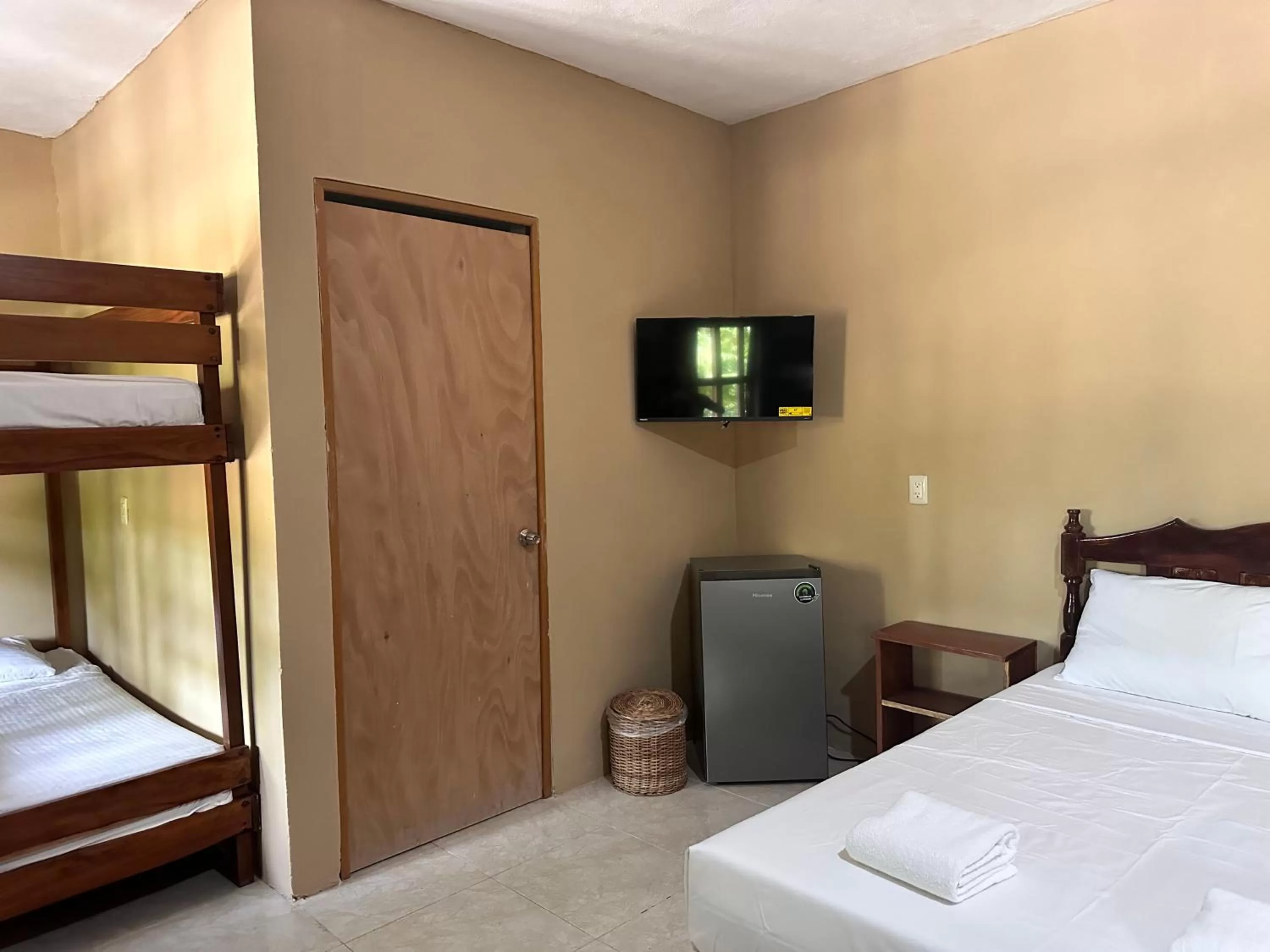 Bed in Hotel Bacalar Sunshine