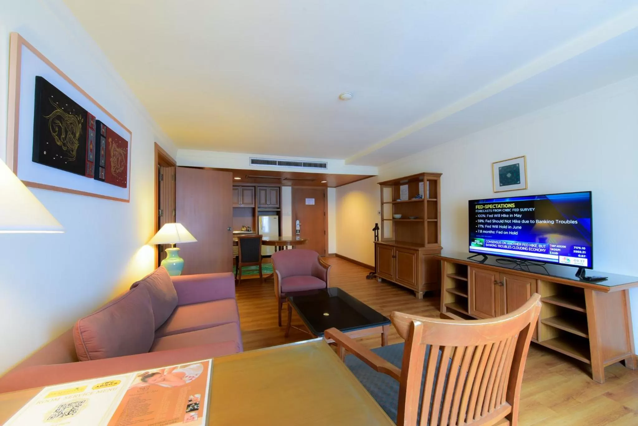 Living room in Silom Serene A Boutique Hotel