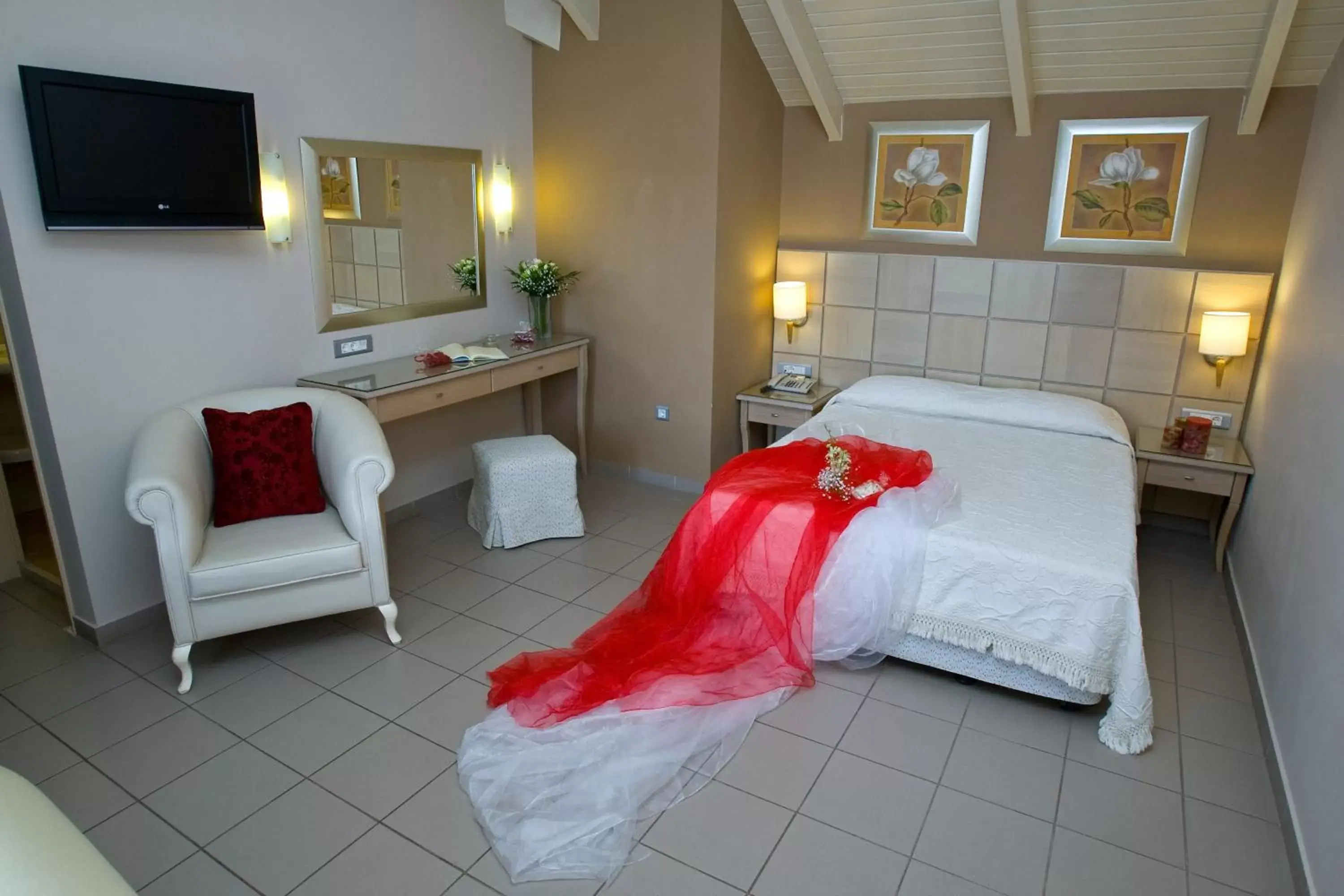 Photo of the whole room, Bed in Ionian Plaza Hotel