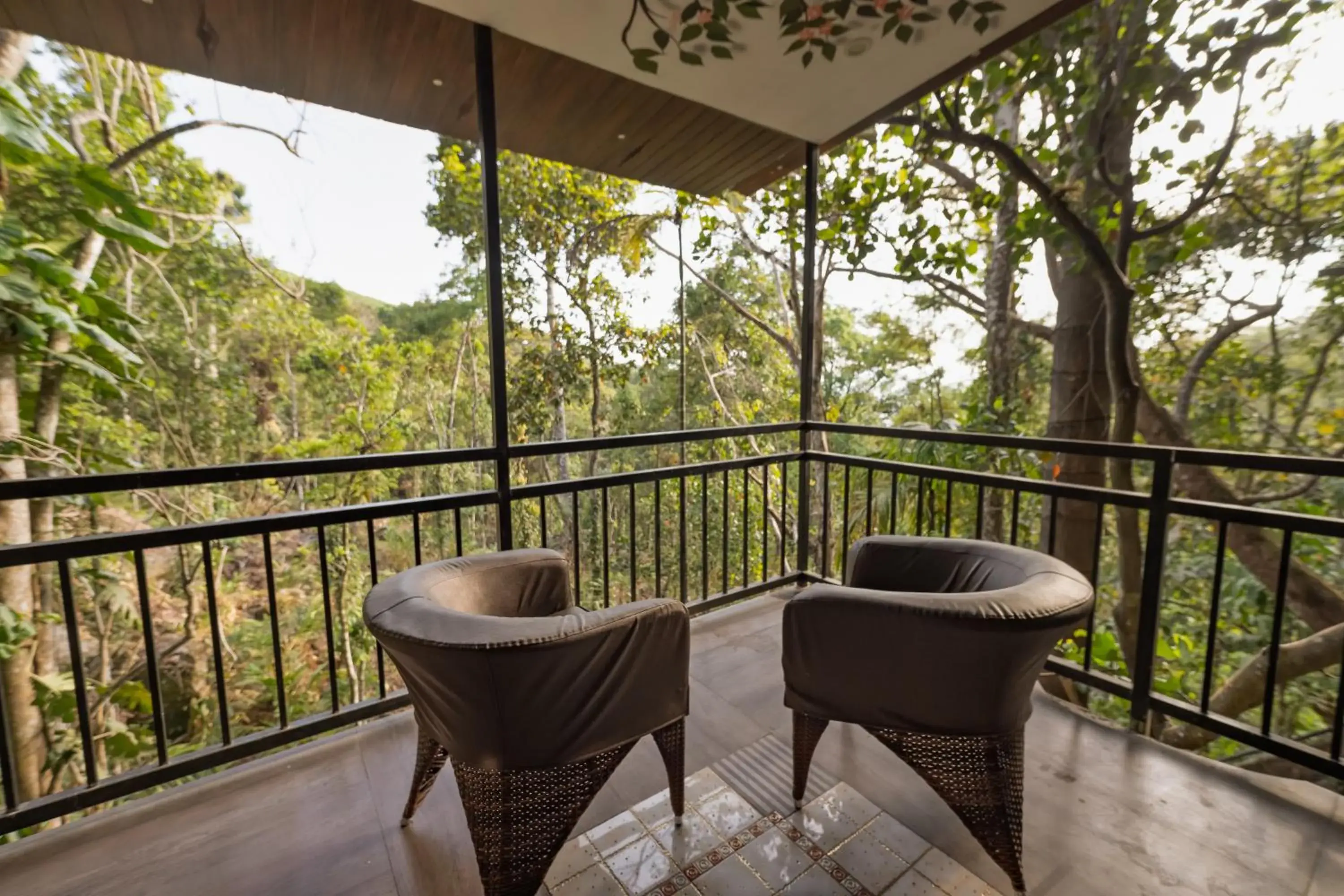 Balcony/Terrace in Parakkat Nature Resort