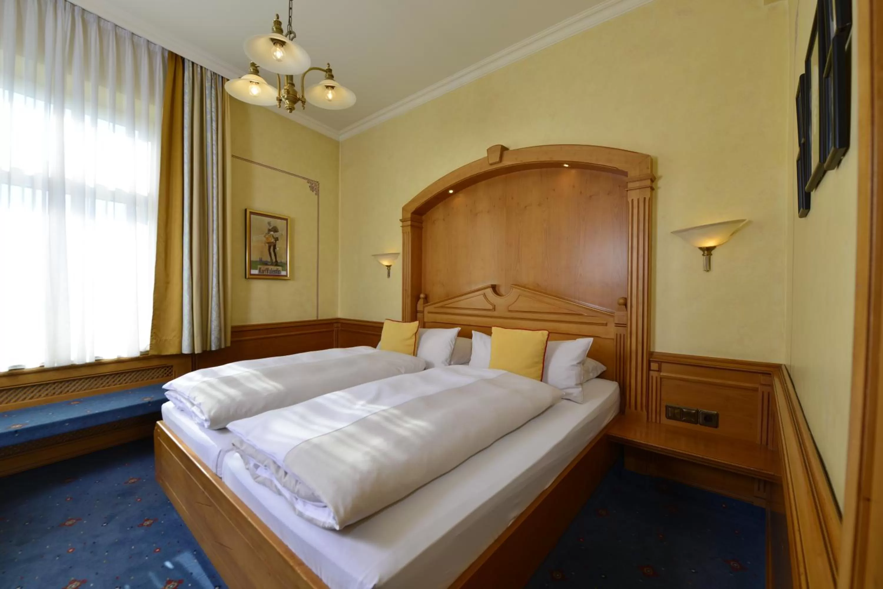 Bed in Hotel Torbräu