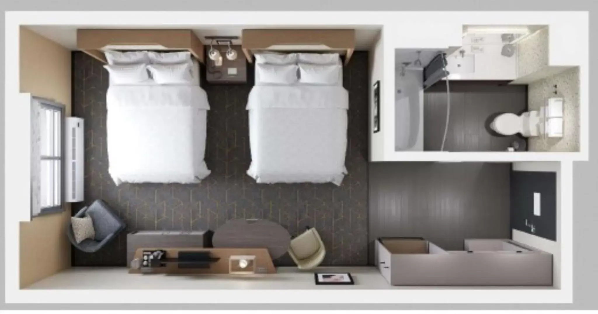 Photo of the whole room, Floor Plan in Holiday Inn & Suites Stillwater-University West, an IHG Hotel