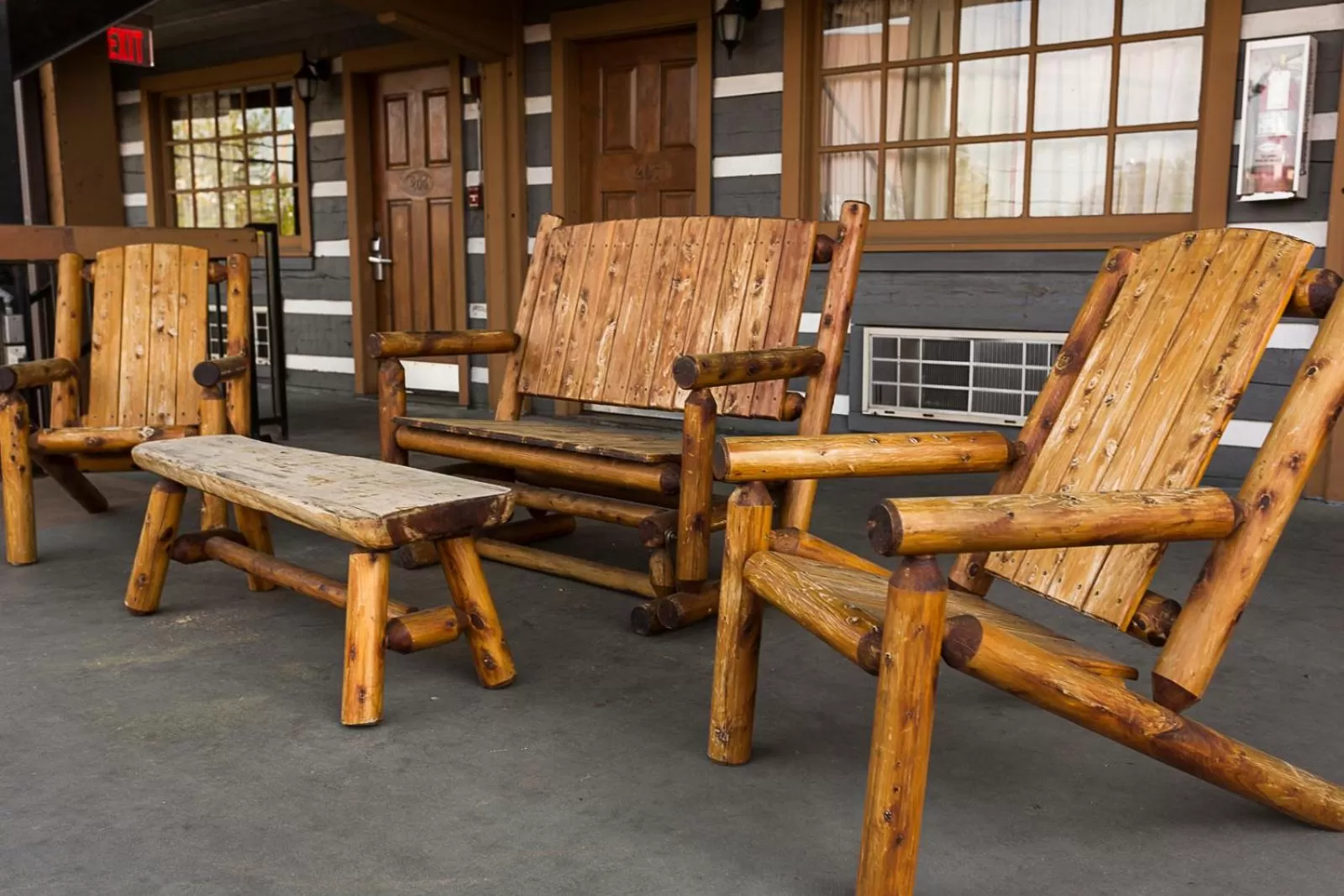 Decorative detail in Timbers Lodge