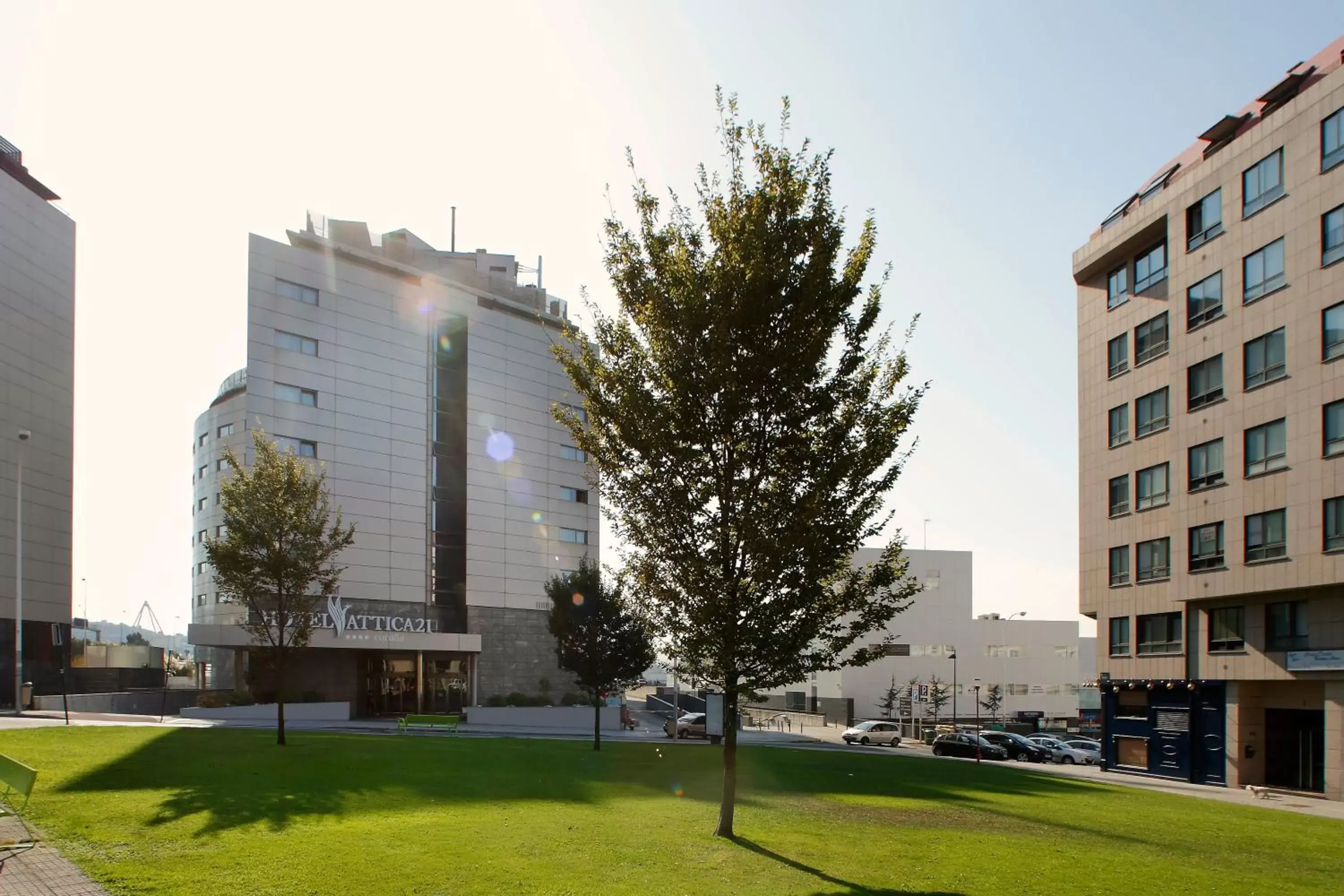 Facade/entrance in Attica21 Coruña Facade/entrance in Attica21 Coruña