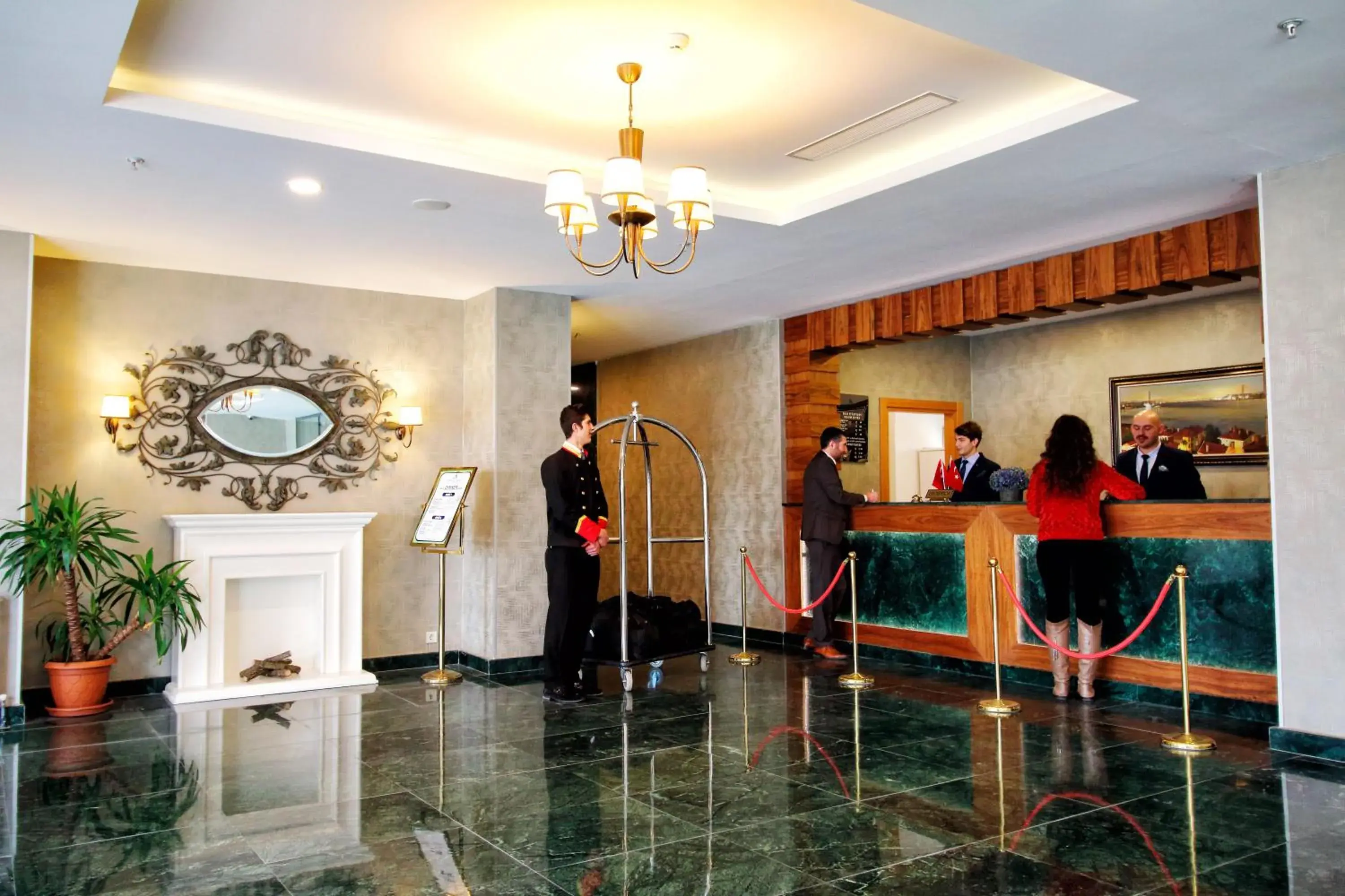 Lobby or reception, Lobby/Reception in Sarissa Hotel