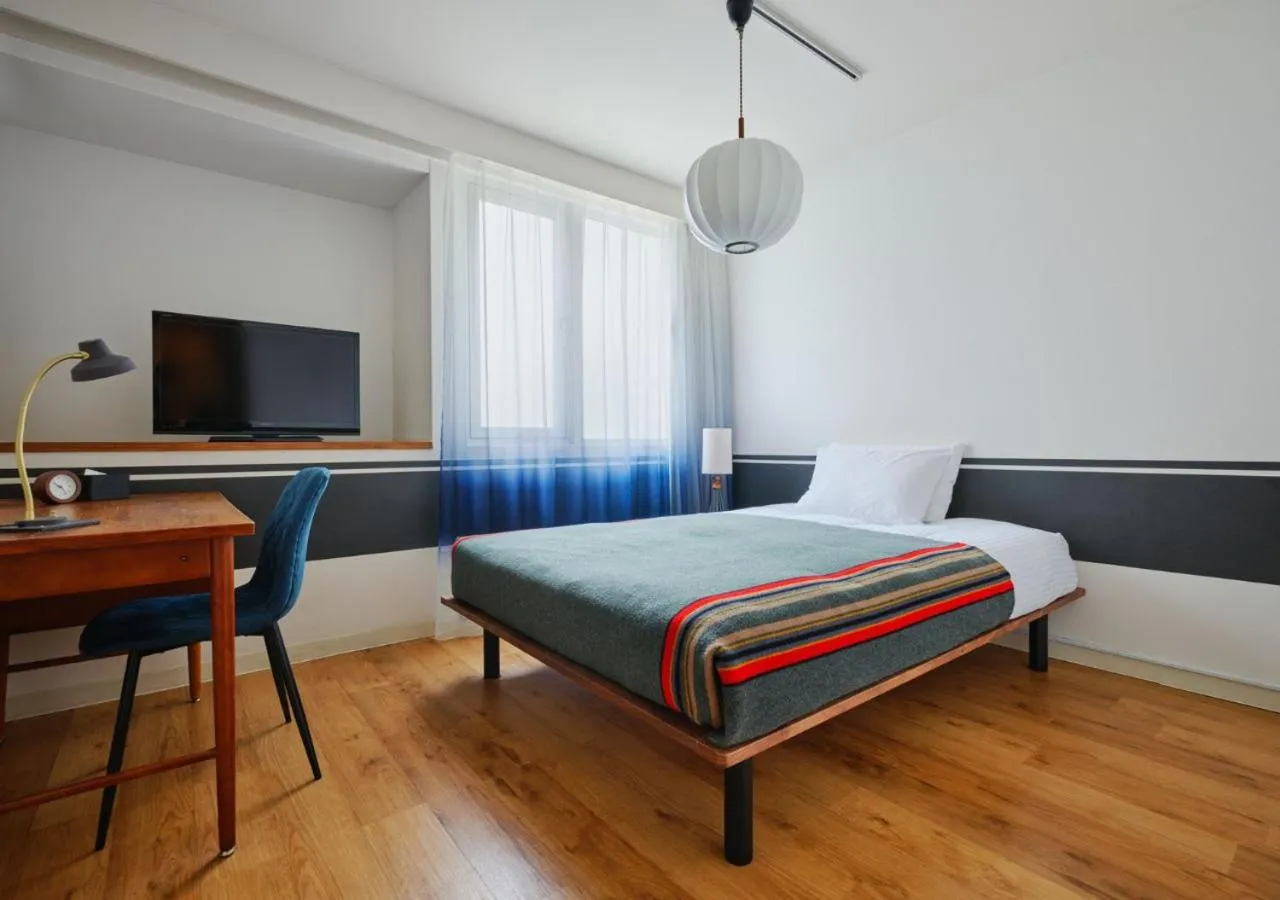 Bed in Hotel Graphy Nezu