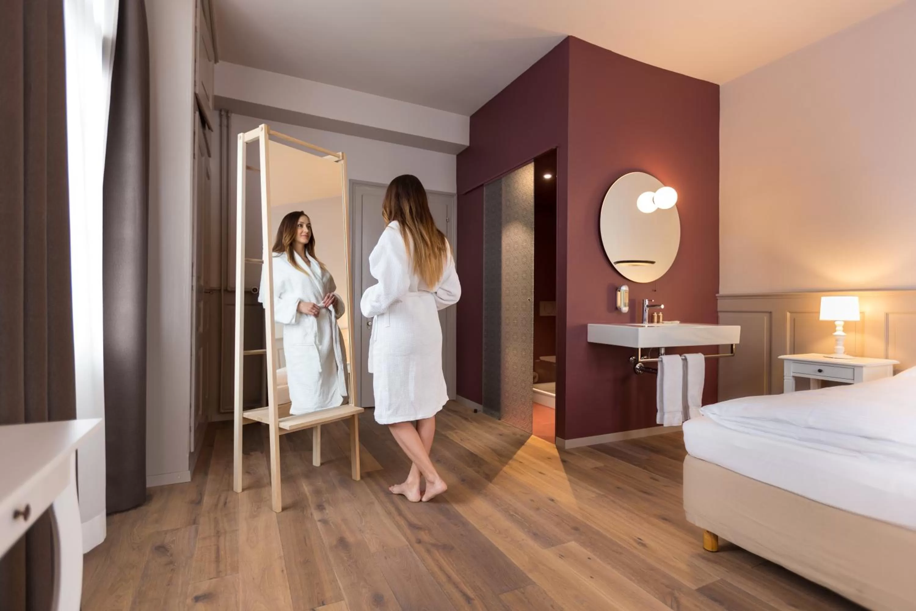 Bedroom, Bed in Hotel Emmental