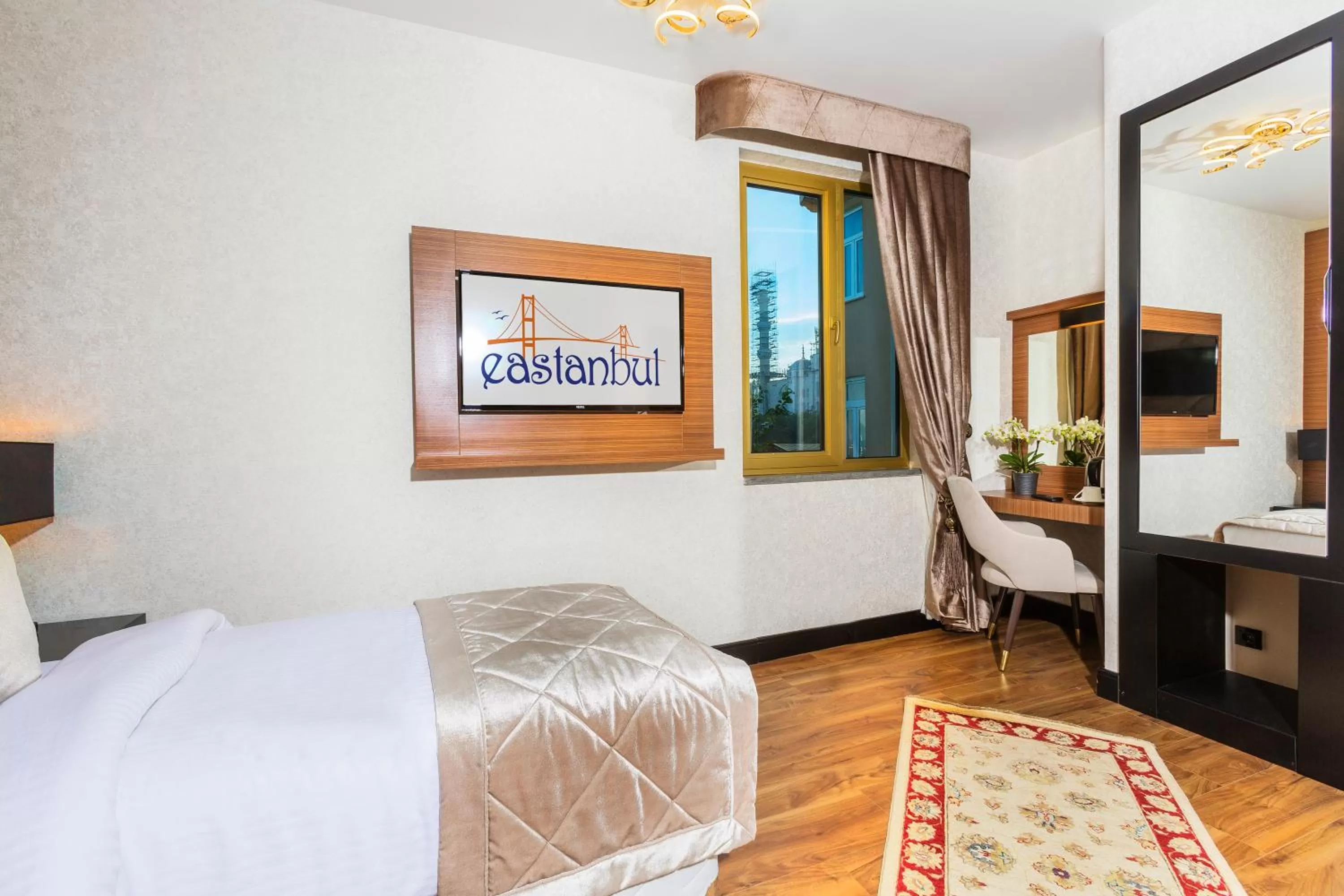 Bed in Eastanbul Suites