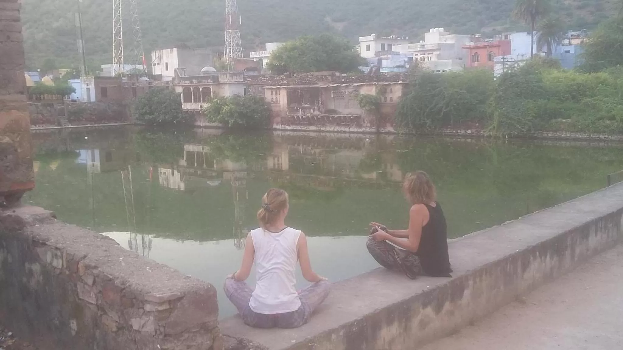 Lake view in Hotel Bundi House