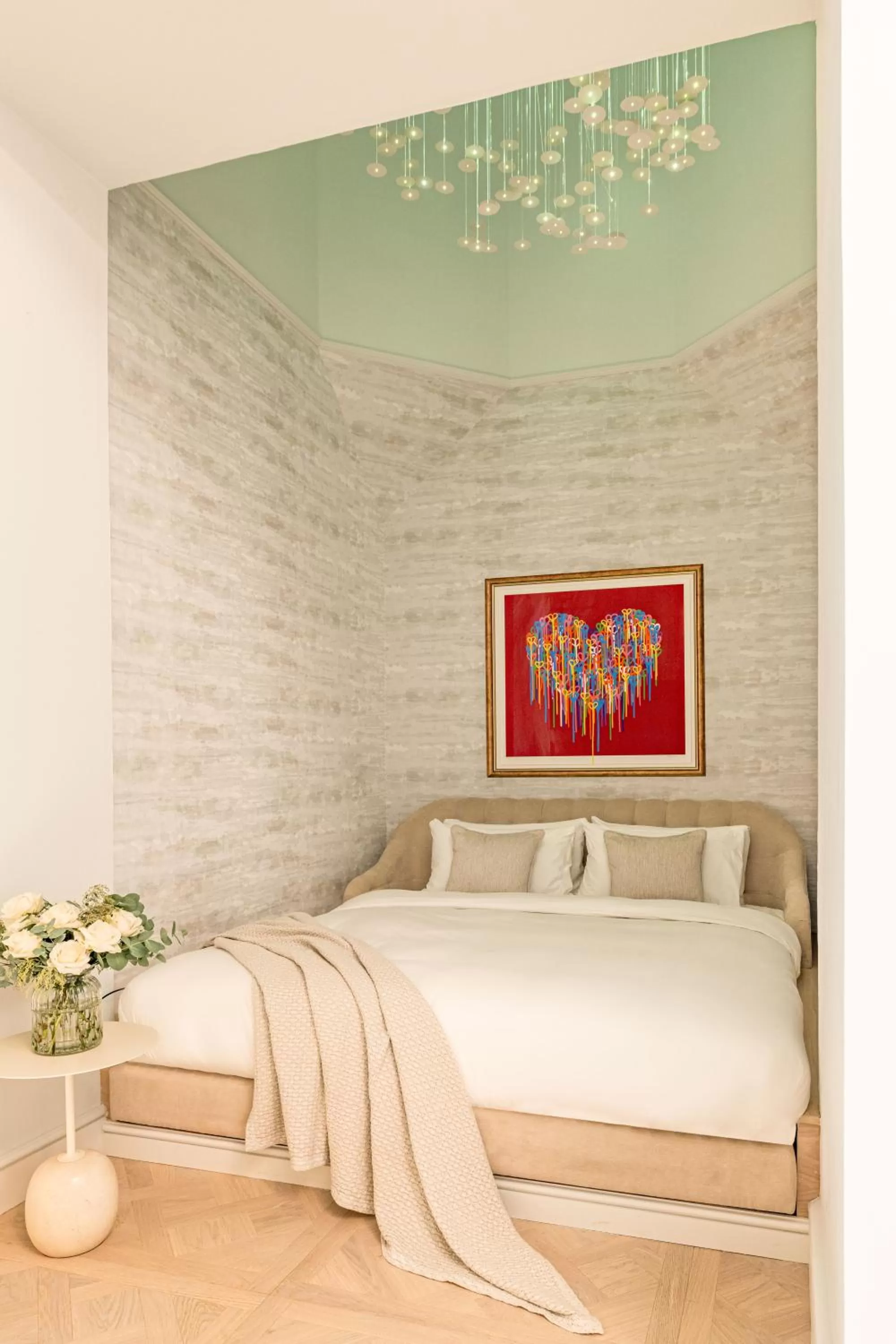 Bed in Virgin Hotels Edinburgh