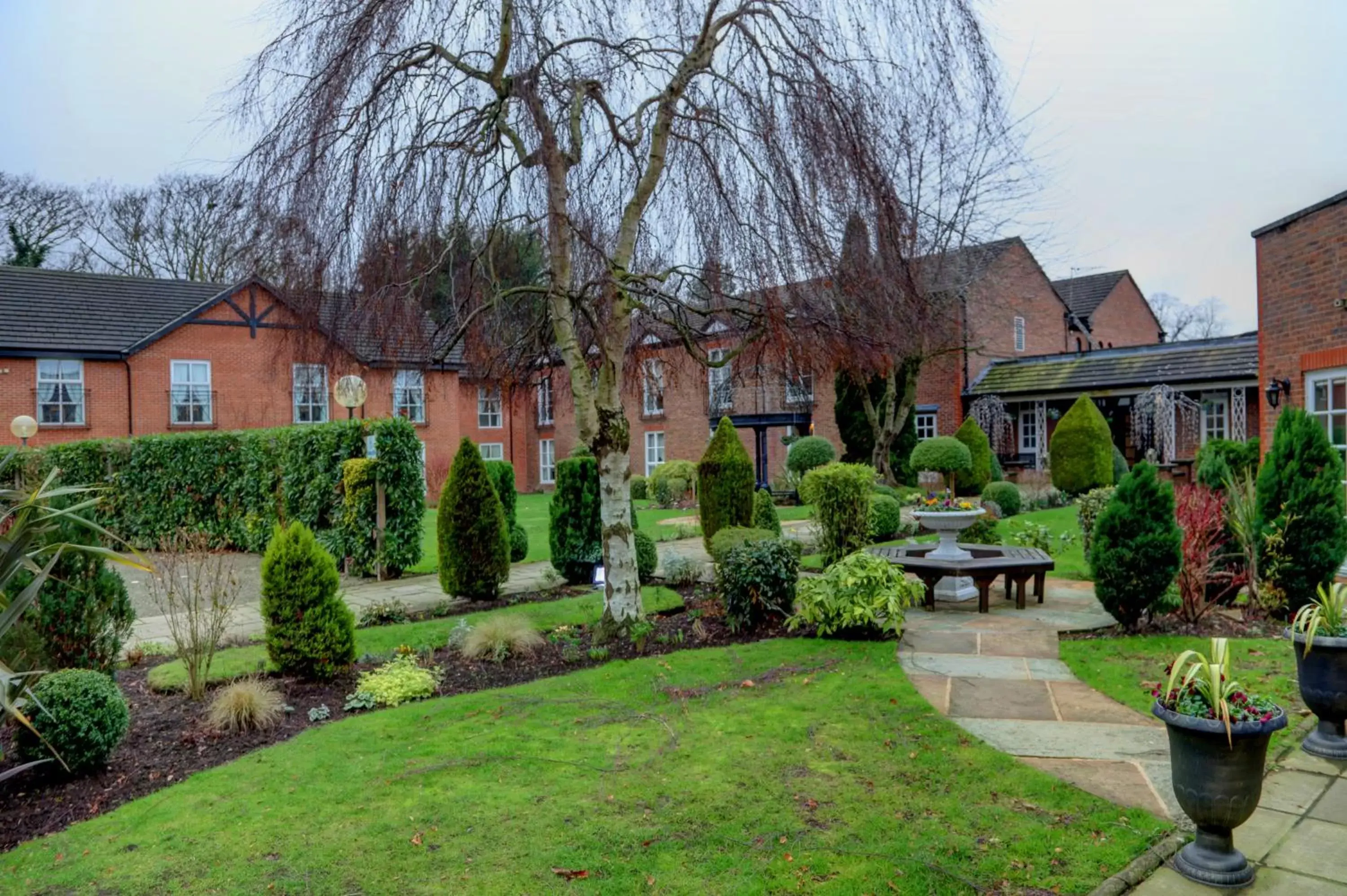 Garden, Property Building in Rossett Hall Hotel