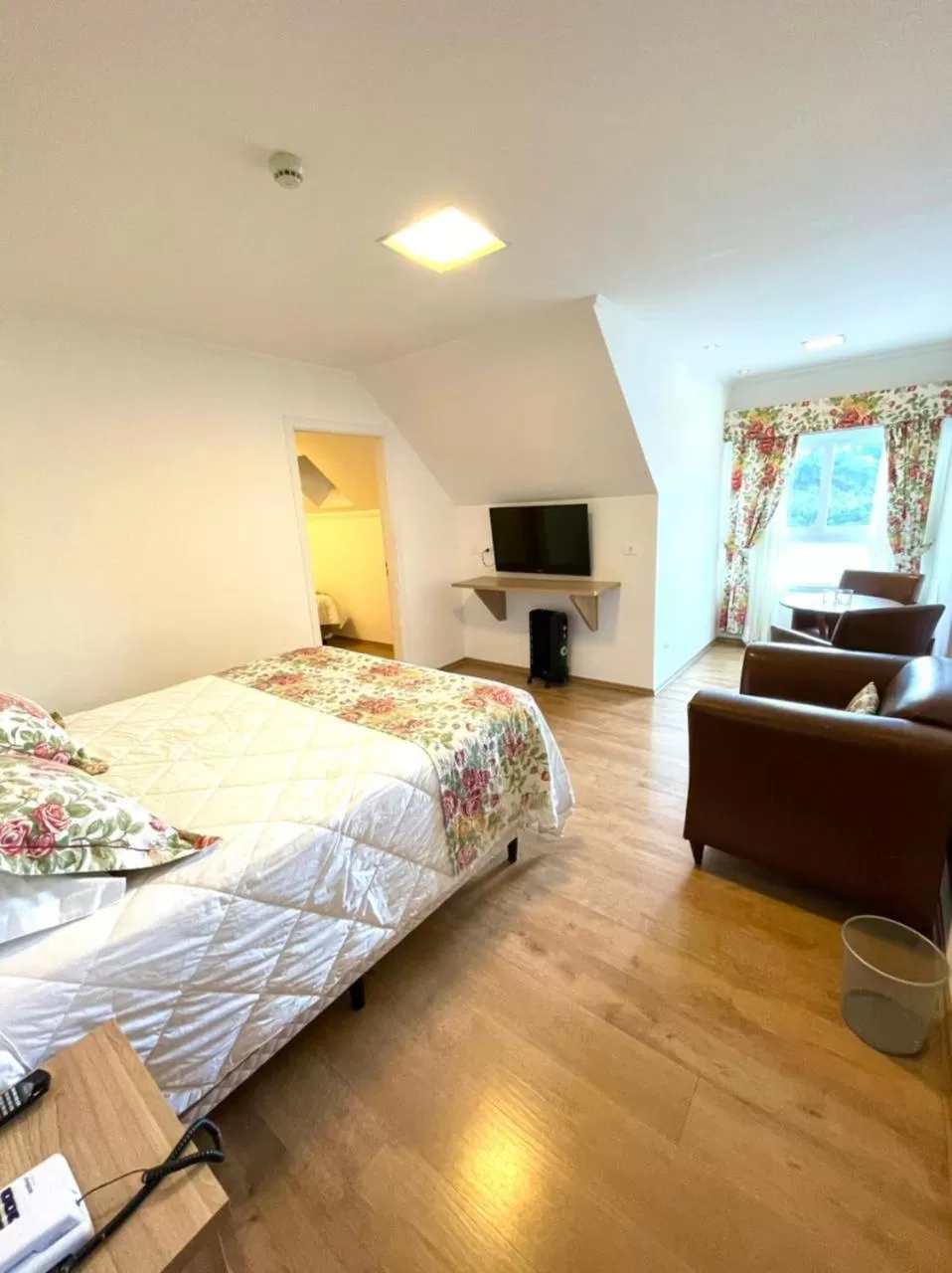 Bed in Pousada Itália Moderna