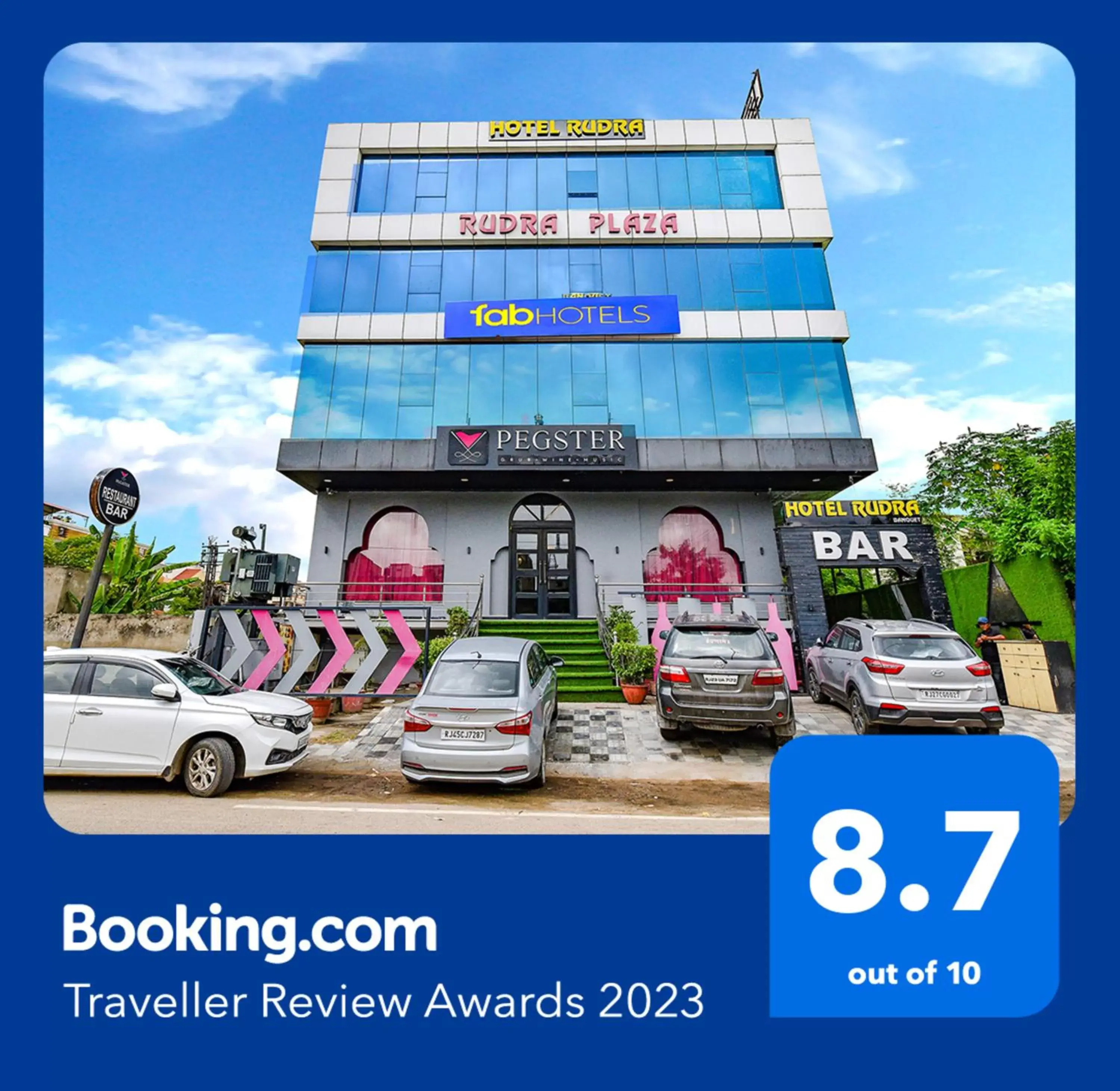 Property building in FabHotel Prime Rudra Property building in FabHotel Prime Rudra