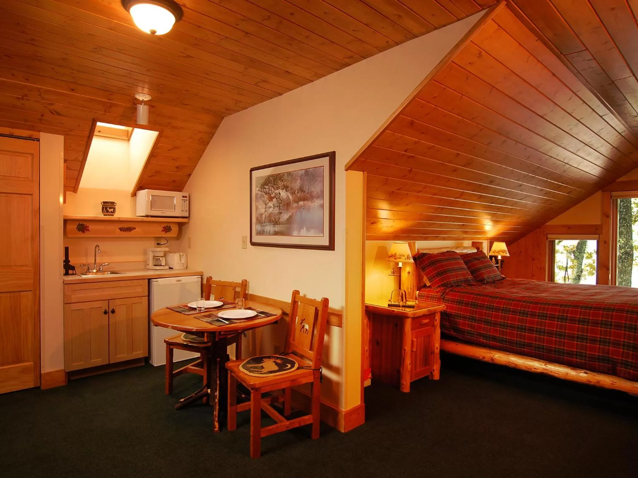 Kitchen or kitchenette in Grand Superior Lodge