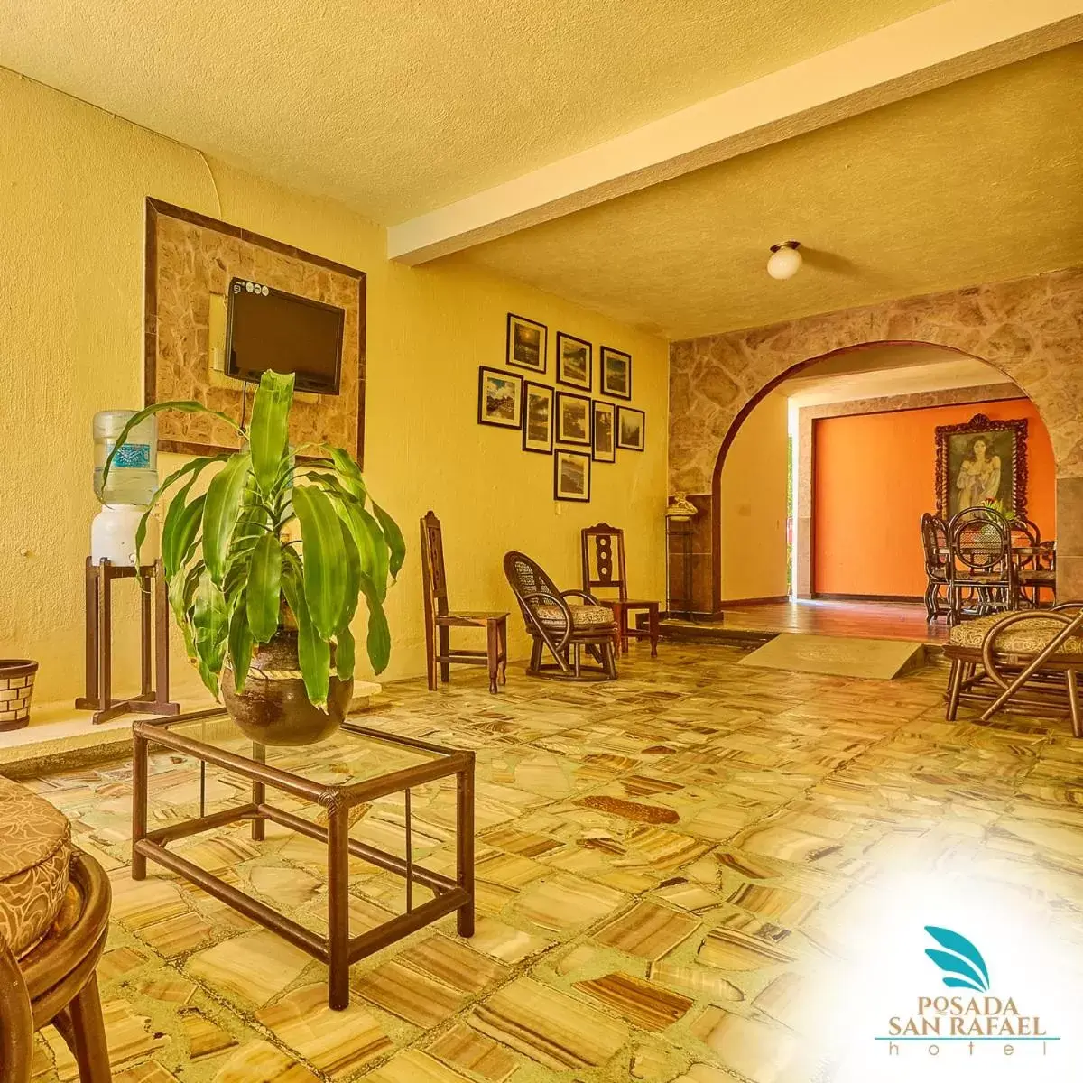 Seating area, Lobby/Reception in Hotel Posada San Rafael