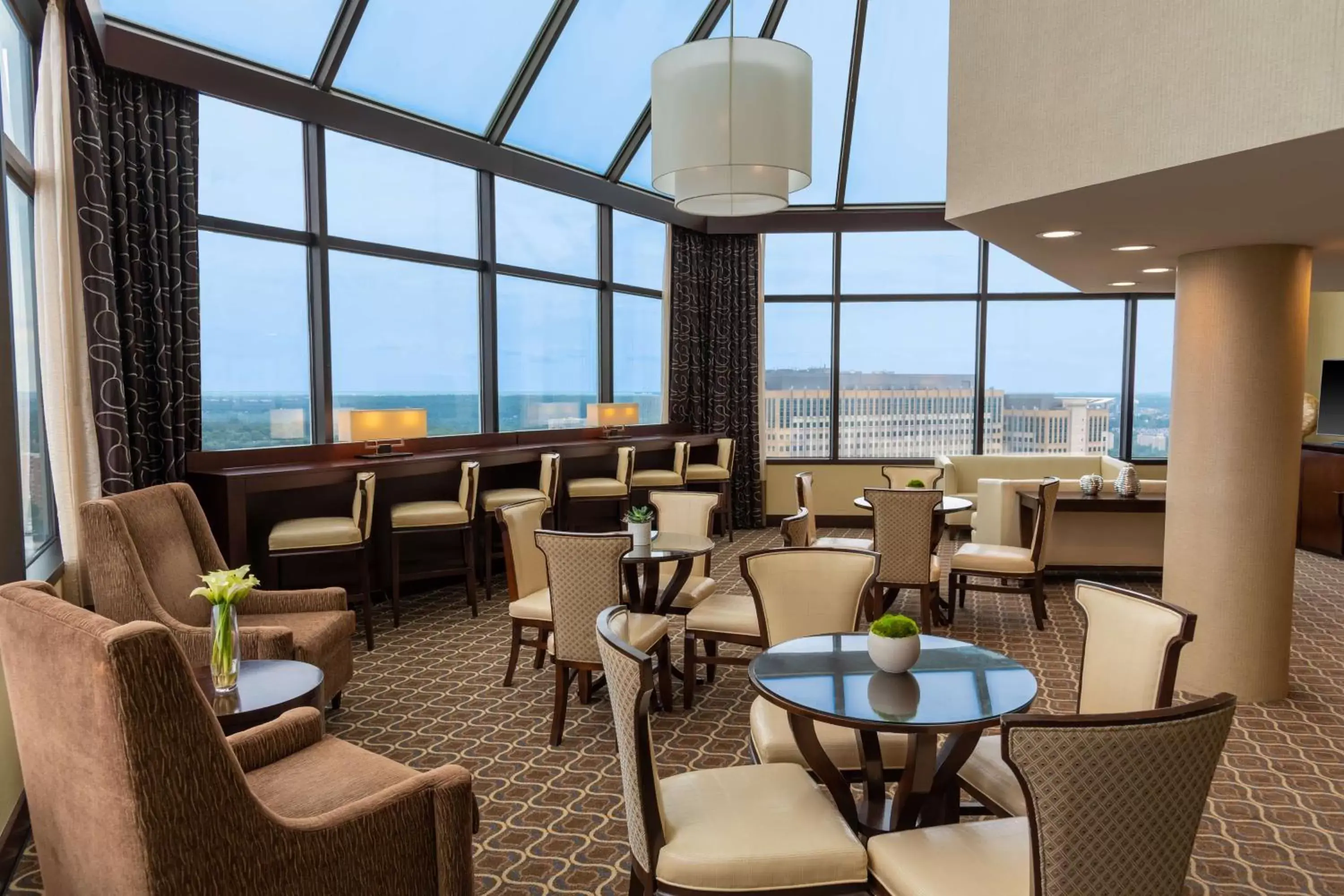 Lobby or reception in Hilton Alexandria Mark Center Lobby or reception in Hilton Alexandria Mark Center