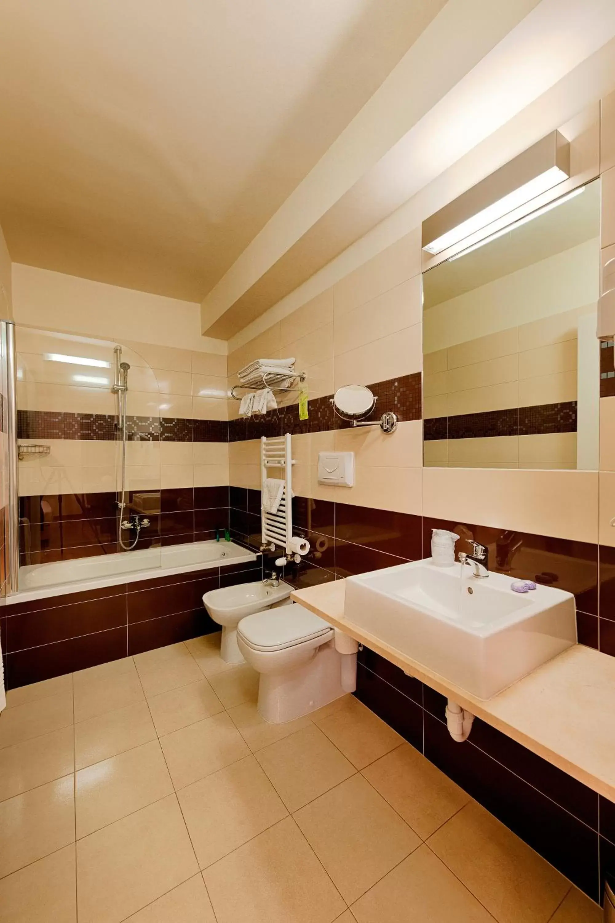 Bathroom in HB Aosta Hotel & Balcony SPA