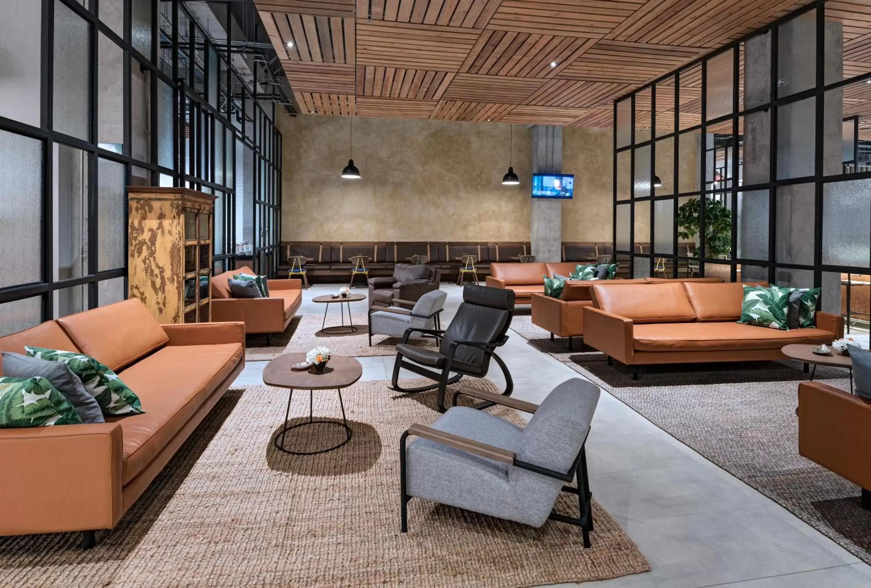 Lounge or bar, Lobby/Reception in Hyatt Place San Pedro