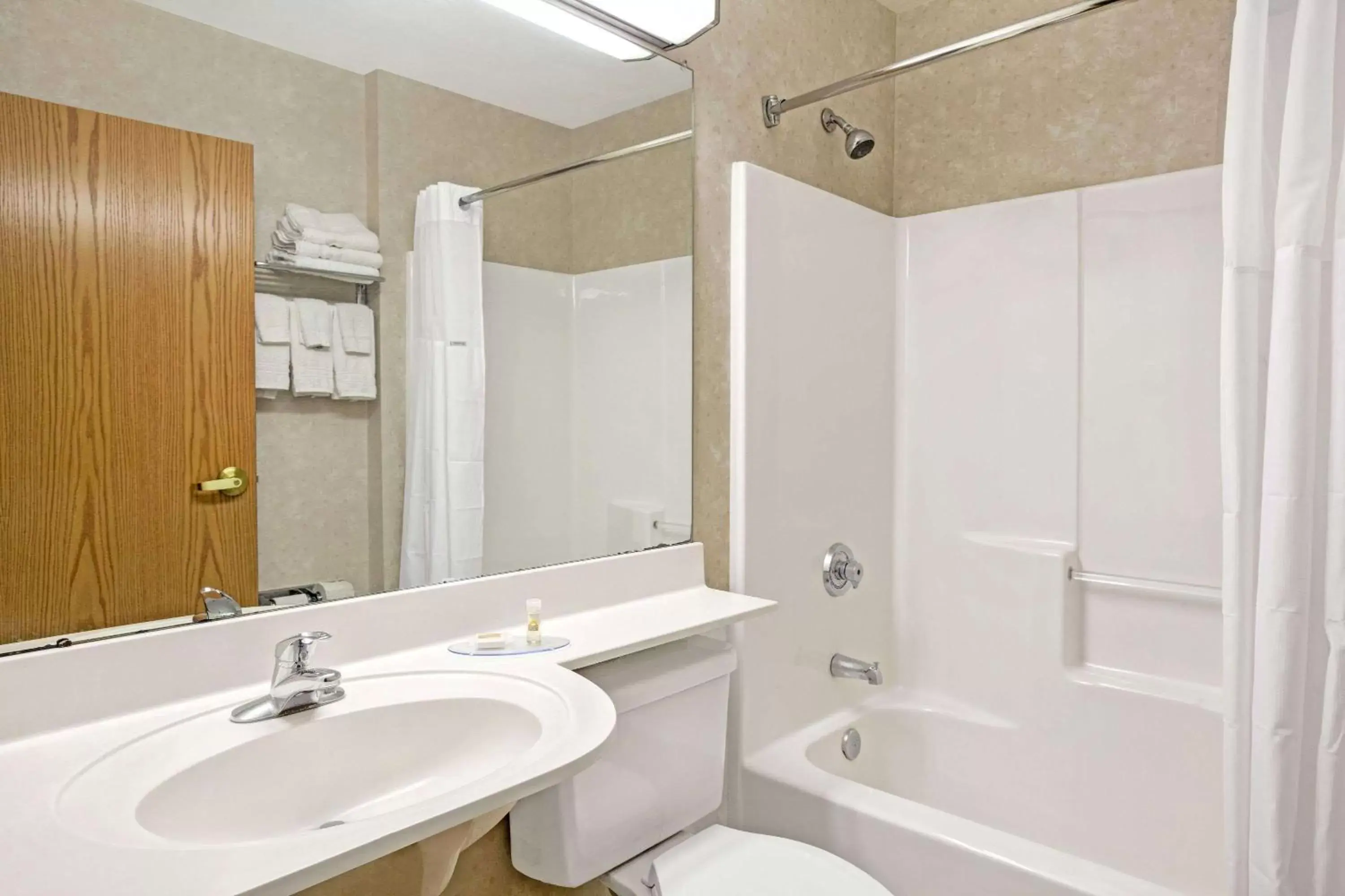 Bathroom in Days Inn by Wyndham Sturbridge