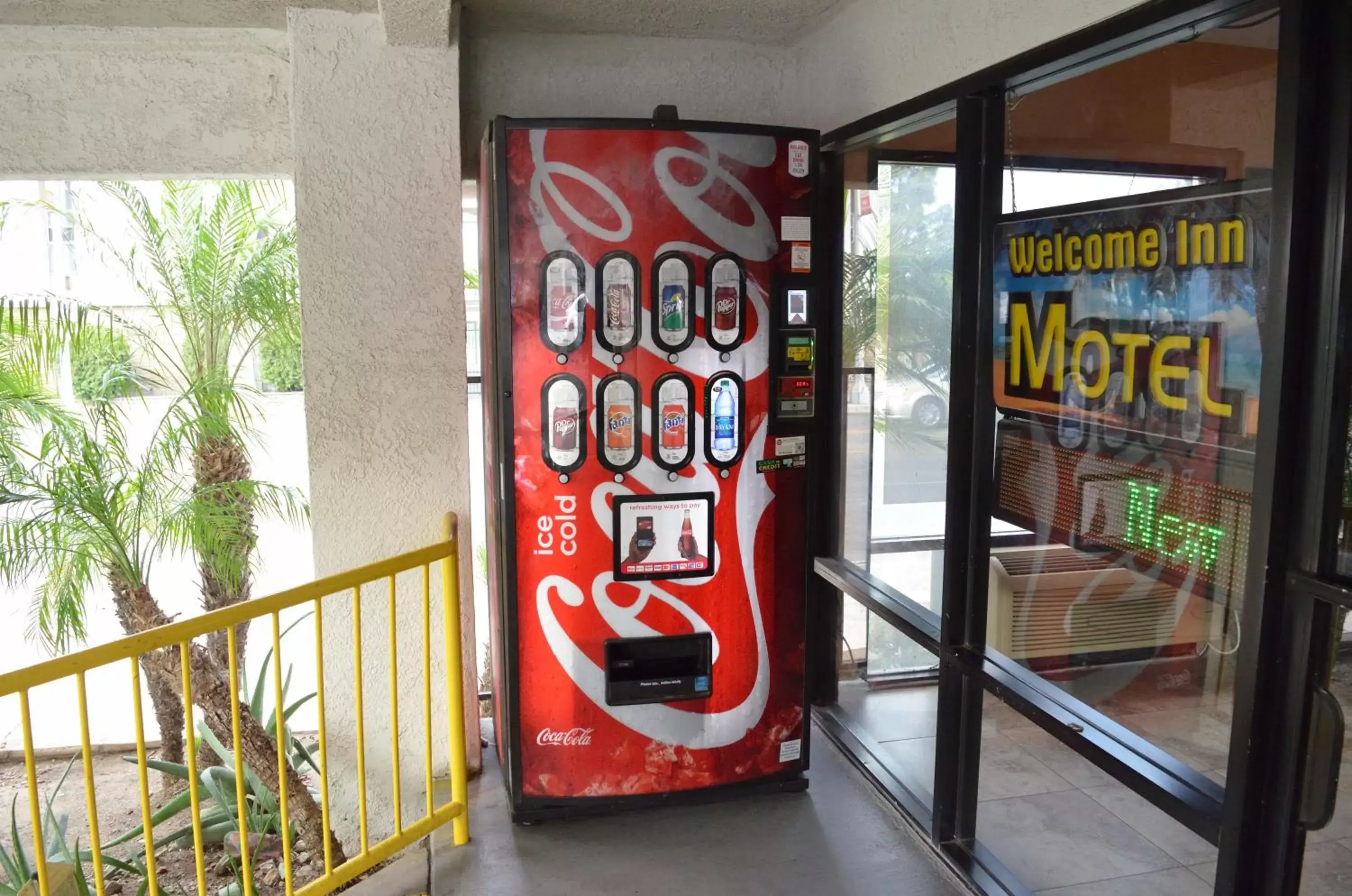 vending machine in Welcome Inn Corona