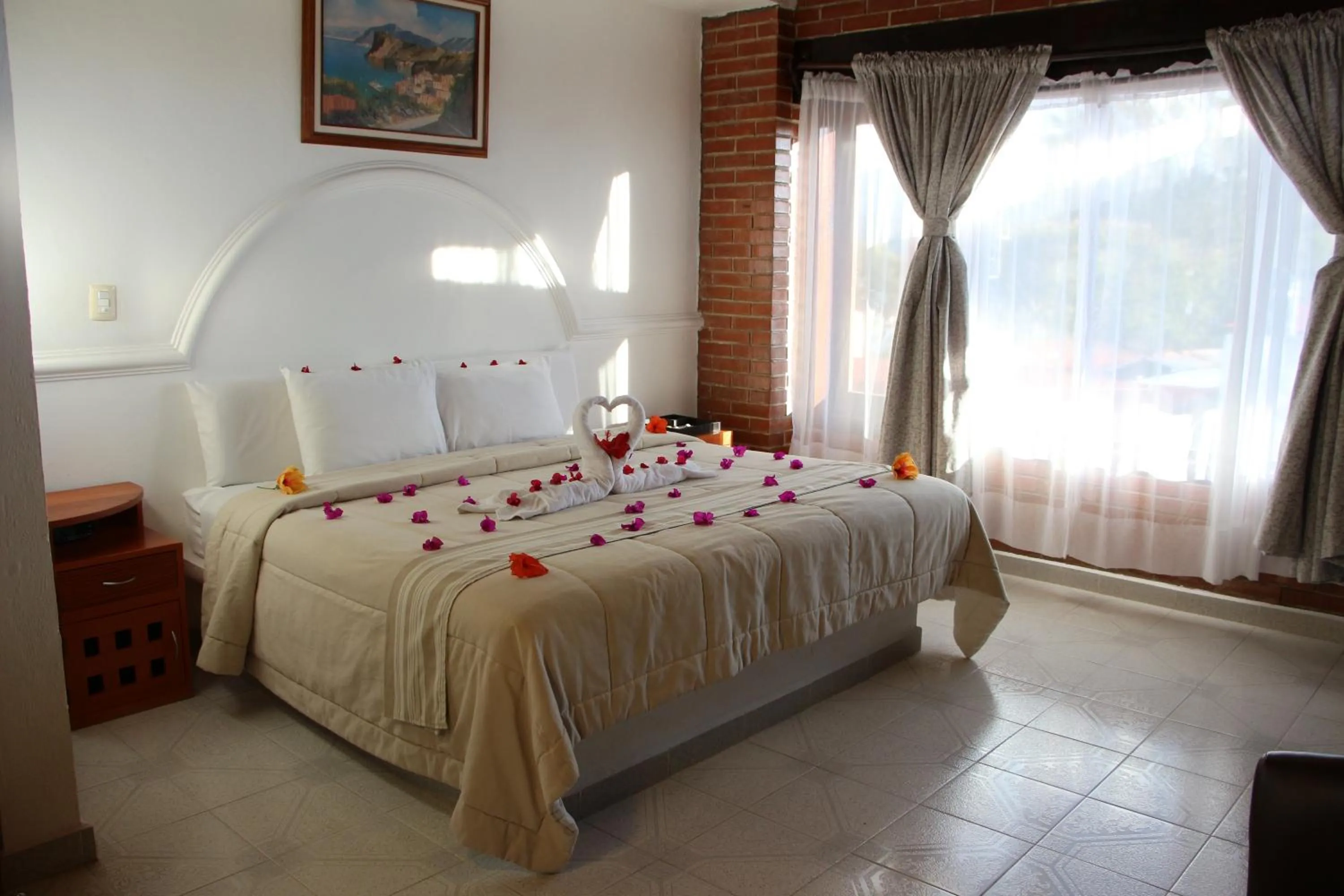Bed in La Capilla Hotel Boutique