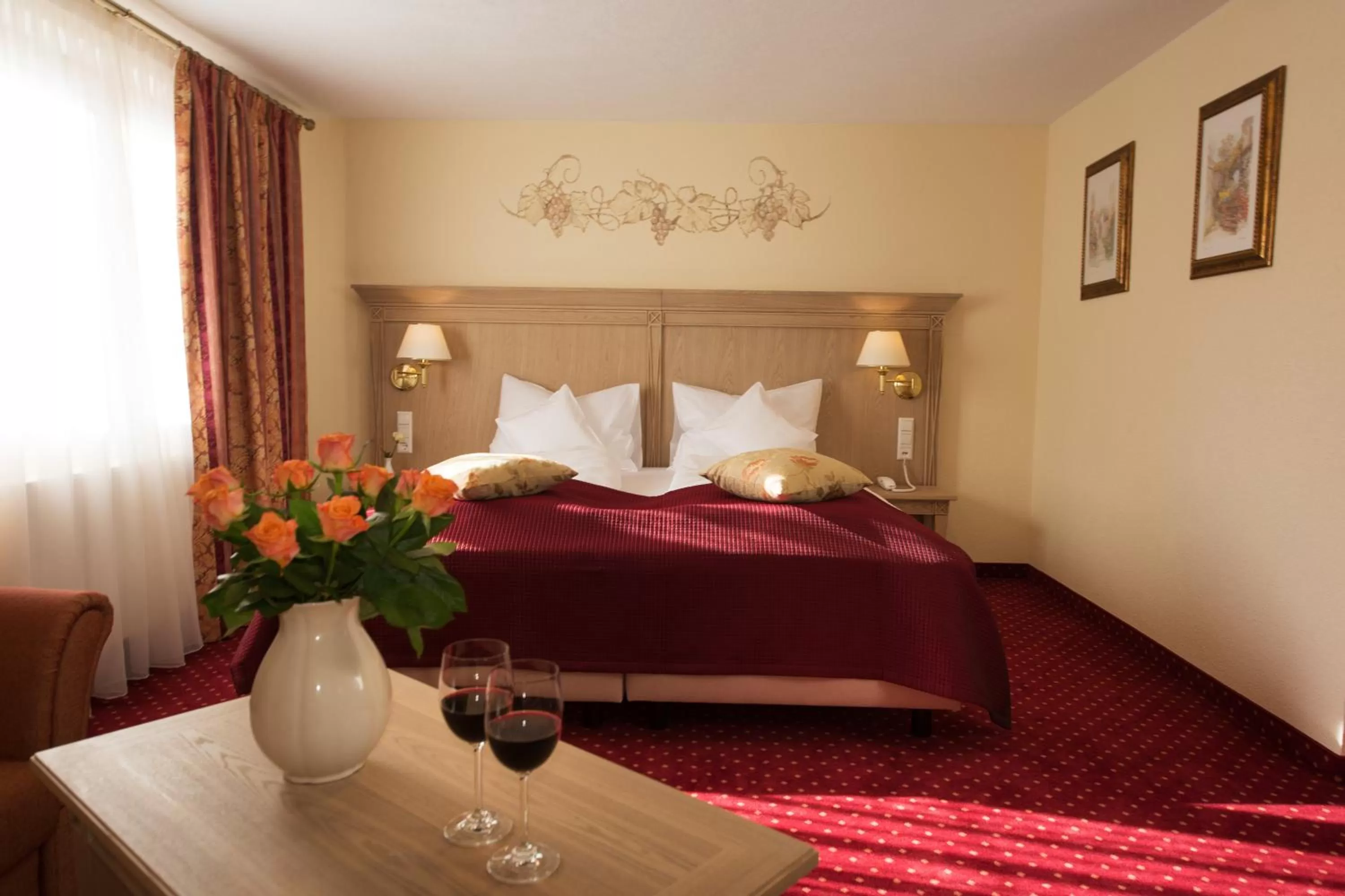 Day, Bed in Hotel Rebstock