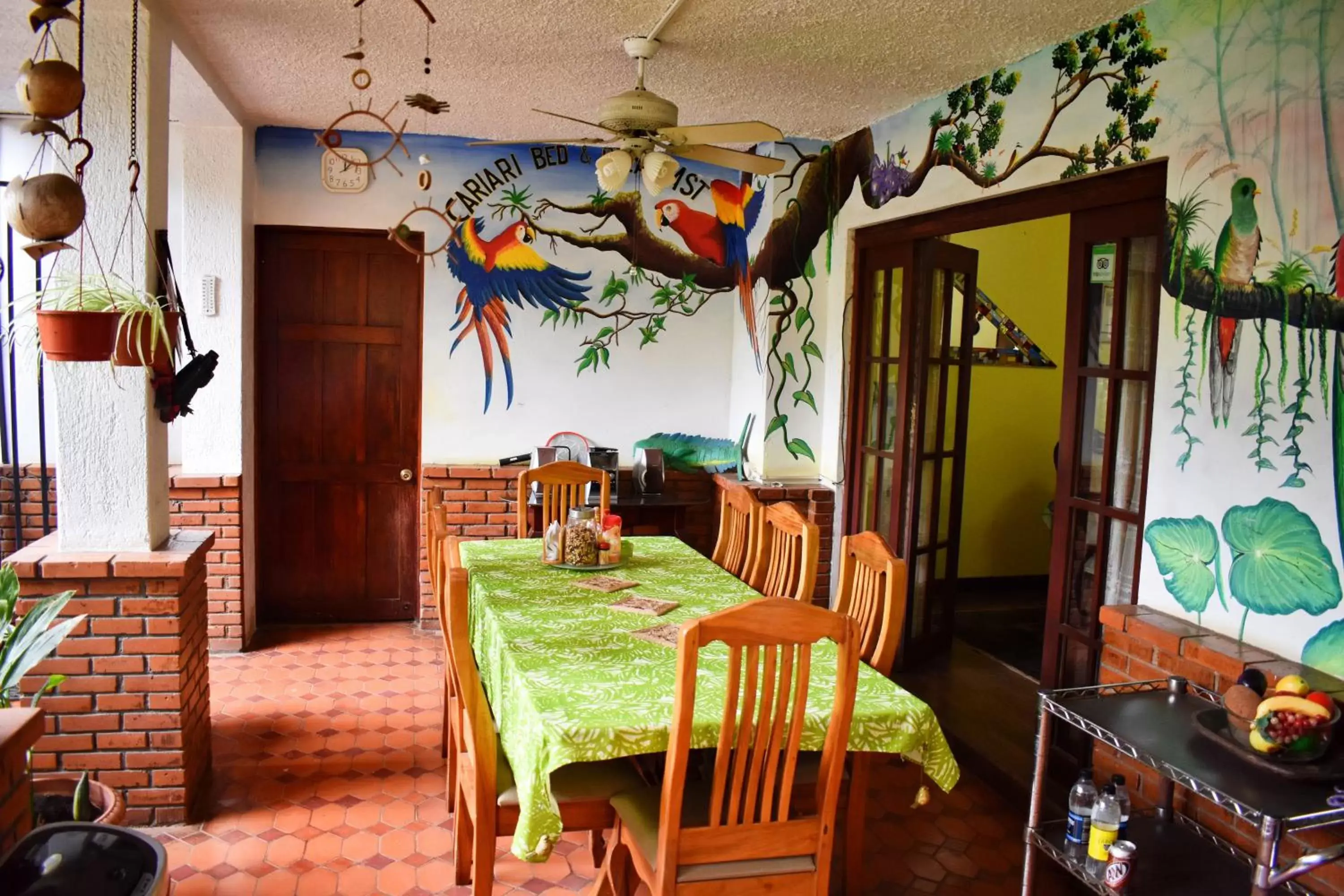 Patio, Dining Area in Cariari Bed & Breakfast