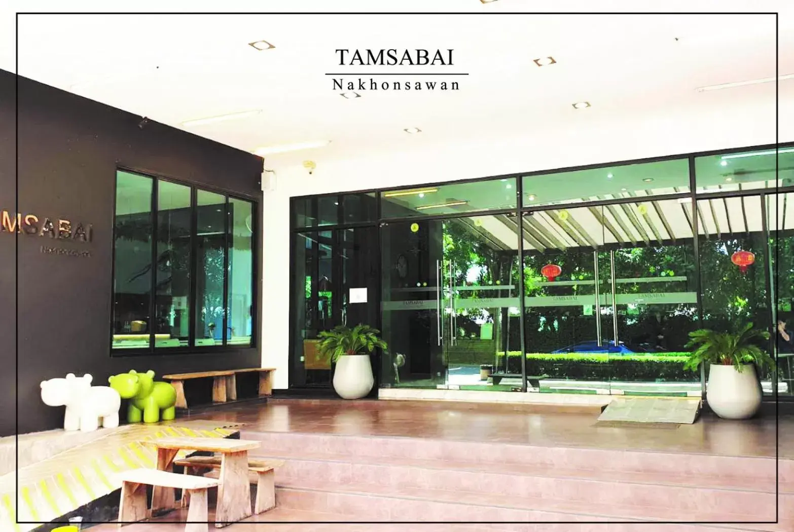 Facade/entrance in Tamsabai hotel