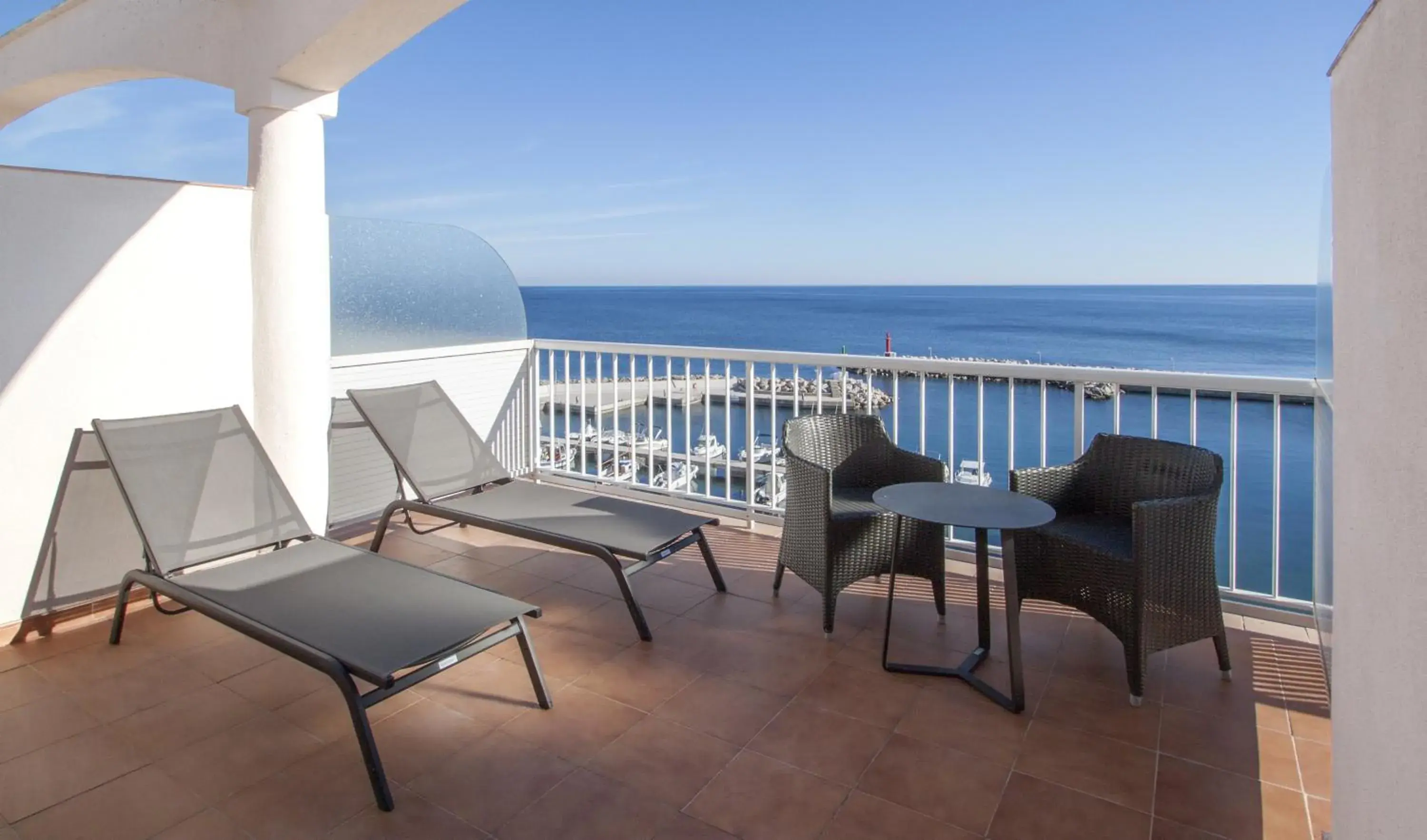 Balcony/Terrace in Catalonia del Mar - Adults Only