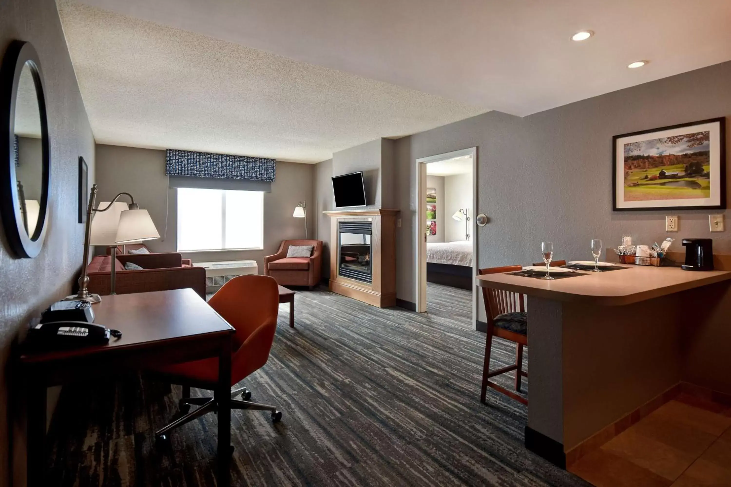 Bedroom in Hampton Inn Rutland/Killington