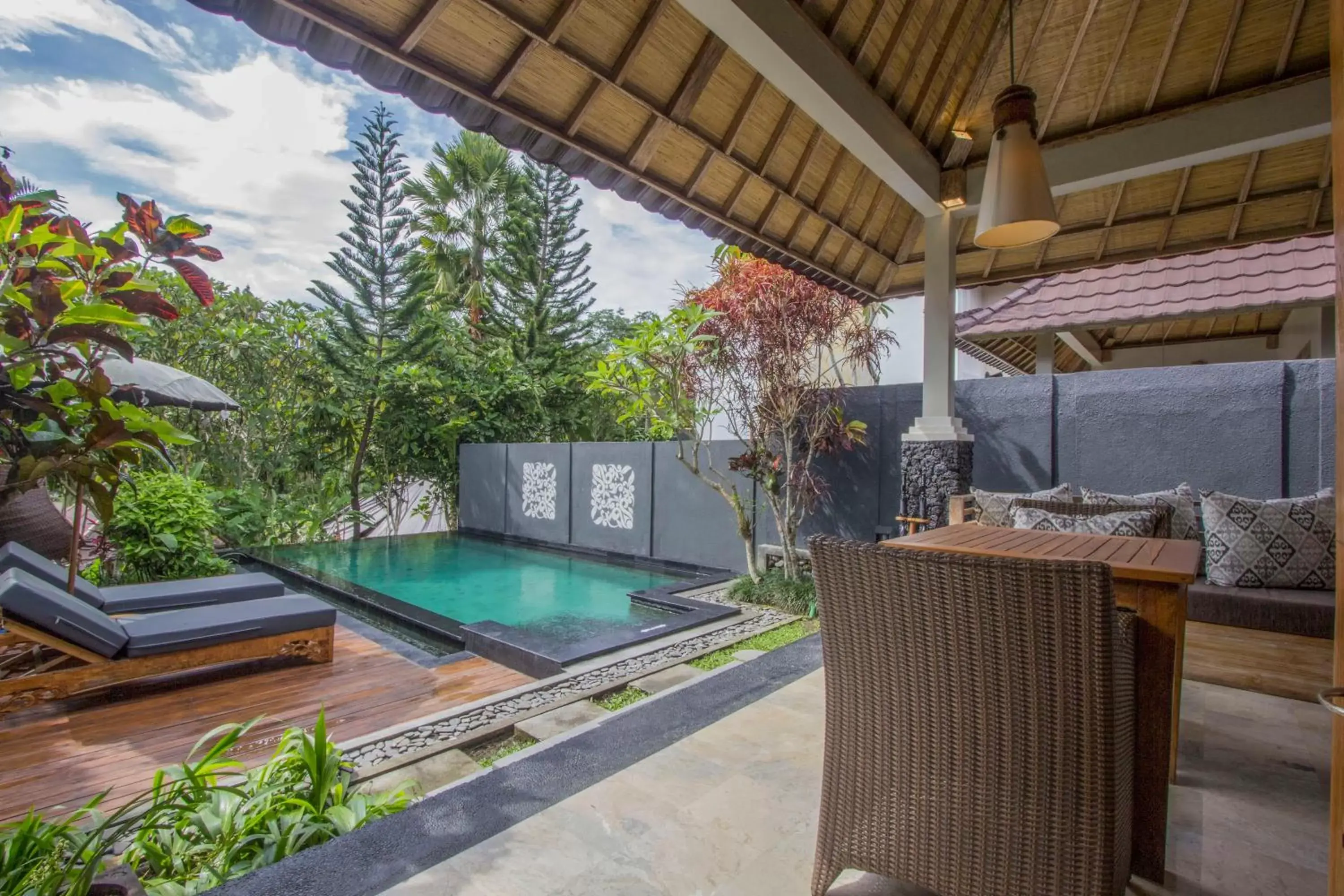 Garden, Swimming Pool in KajaNe Mua at Ubud Bali