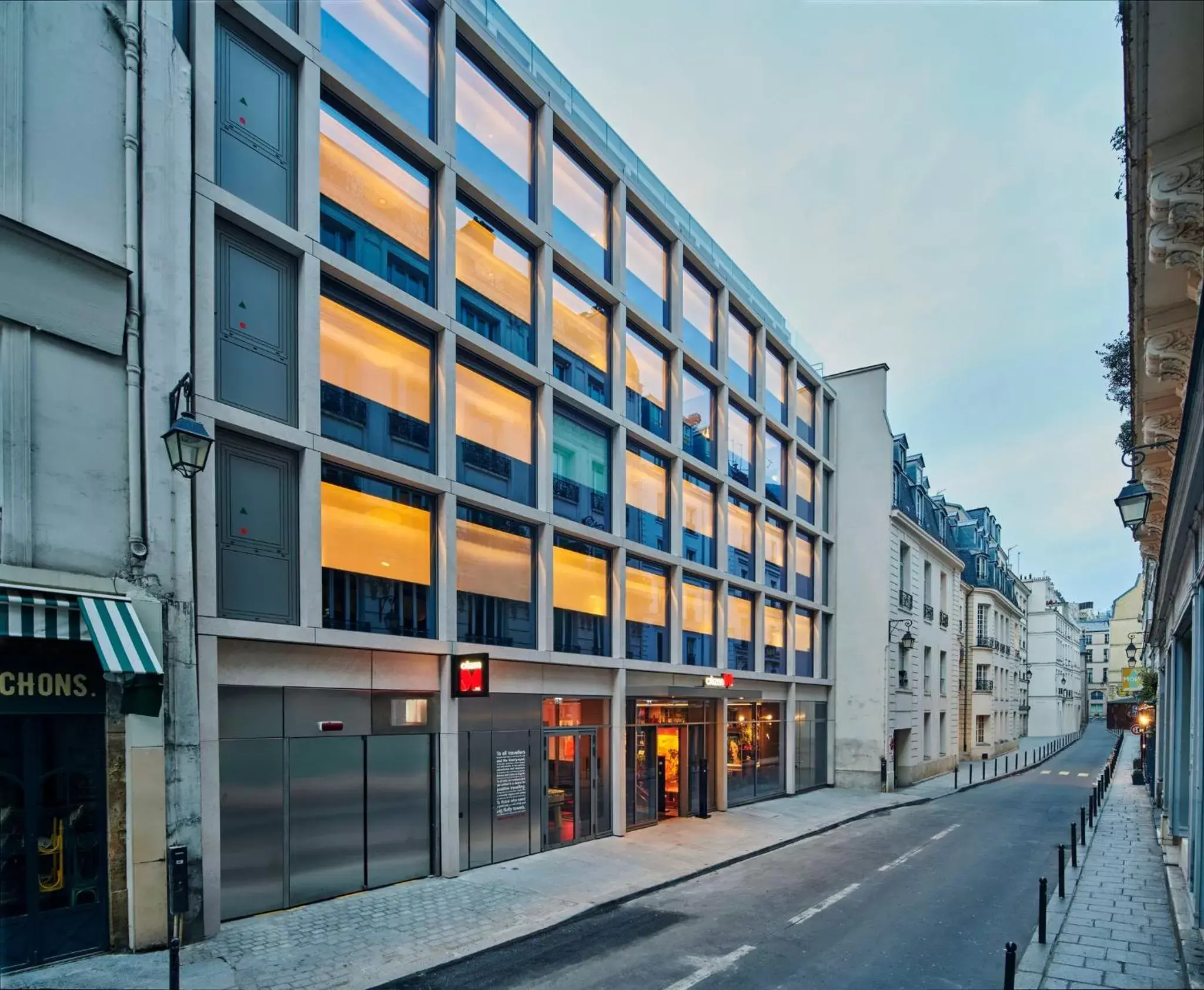 Property building in citizenM Paris Opera