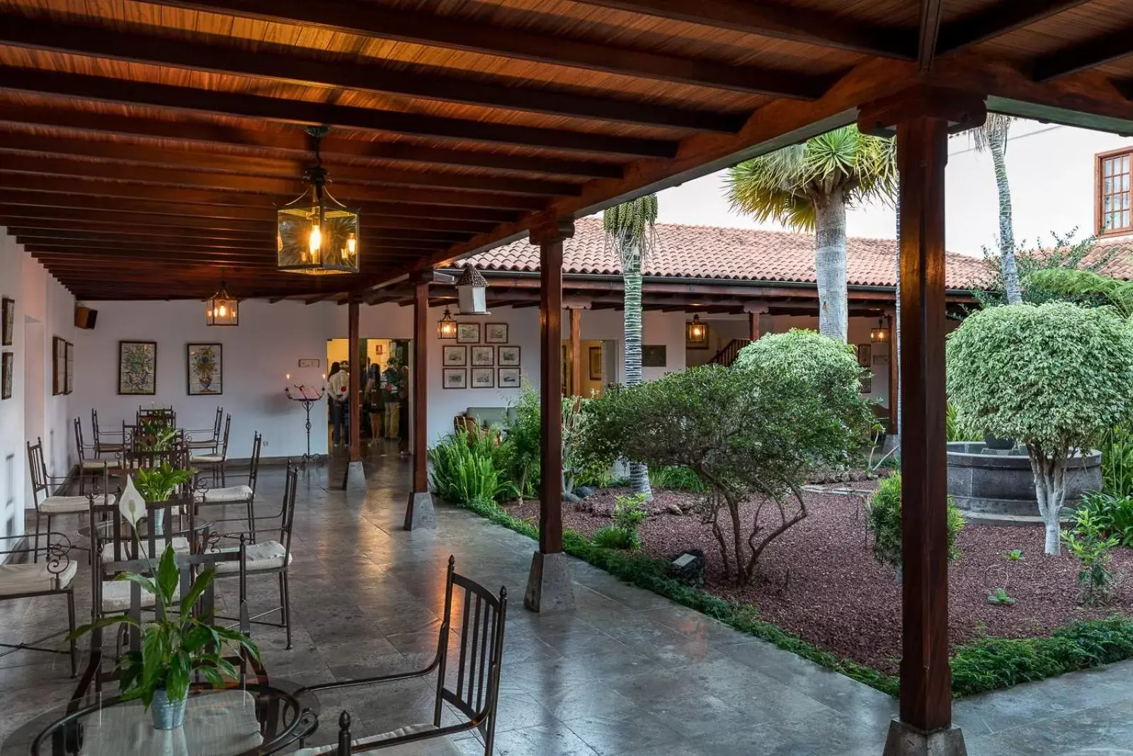 Patio in Parador de La Palma