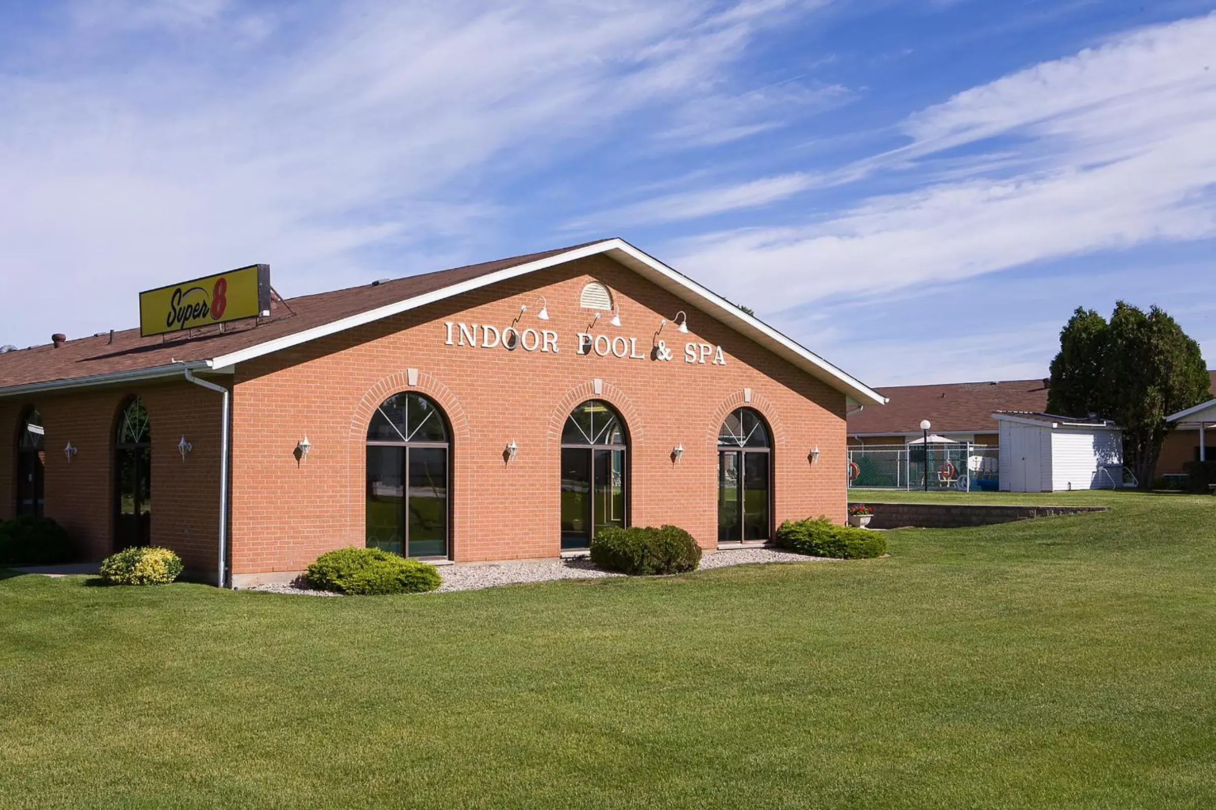 Swimming pool, Property Building in Super 8 by Wyndham Port Elgin