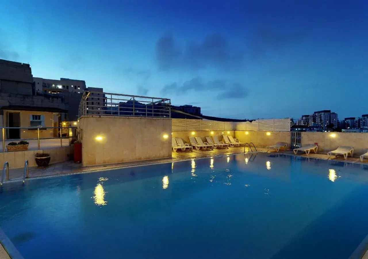 Swimming Pool in Caesar Premier Jerusalem Hotel