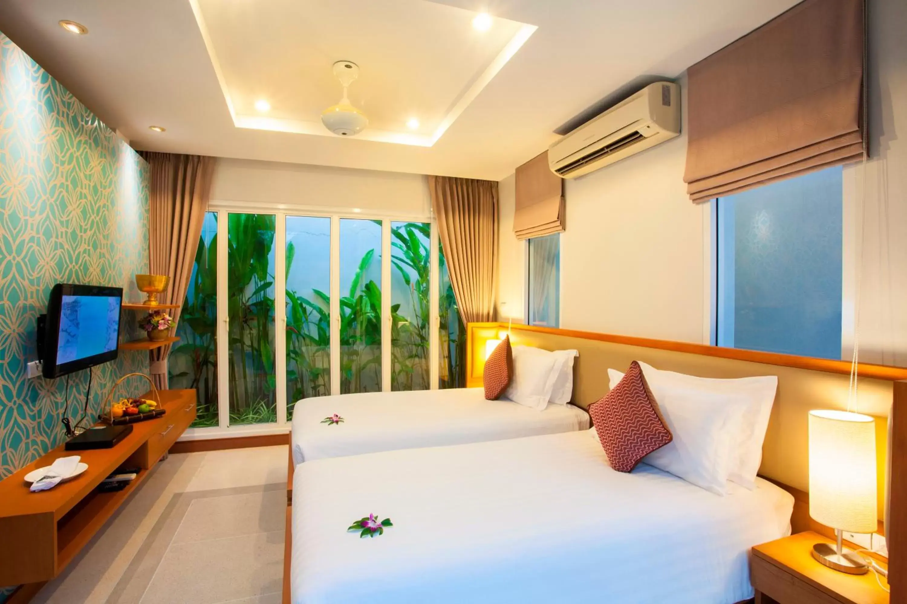 Bedroom, Bed in Apsara Beachfront Resort & Villa - SHA Extra Plus Bedroom, Bed in Apsara Beachfront Resort & Villa - SHA Extra Plus