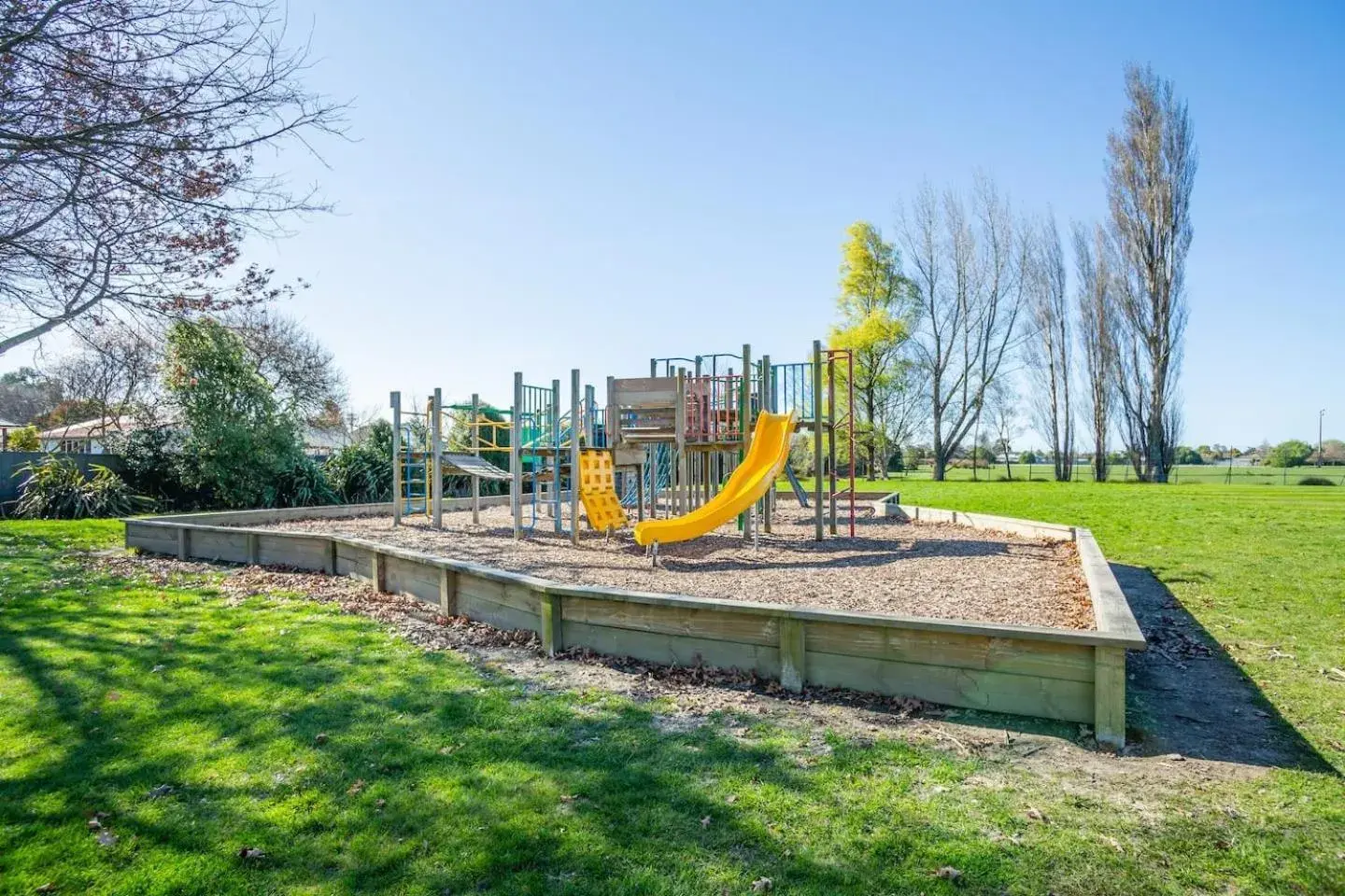 Children play ground, Children's Play Area in Christchurch Park Motel