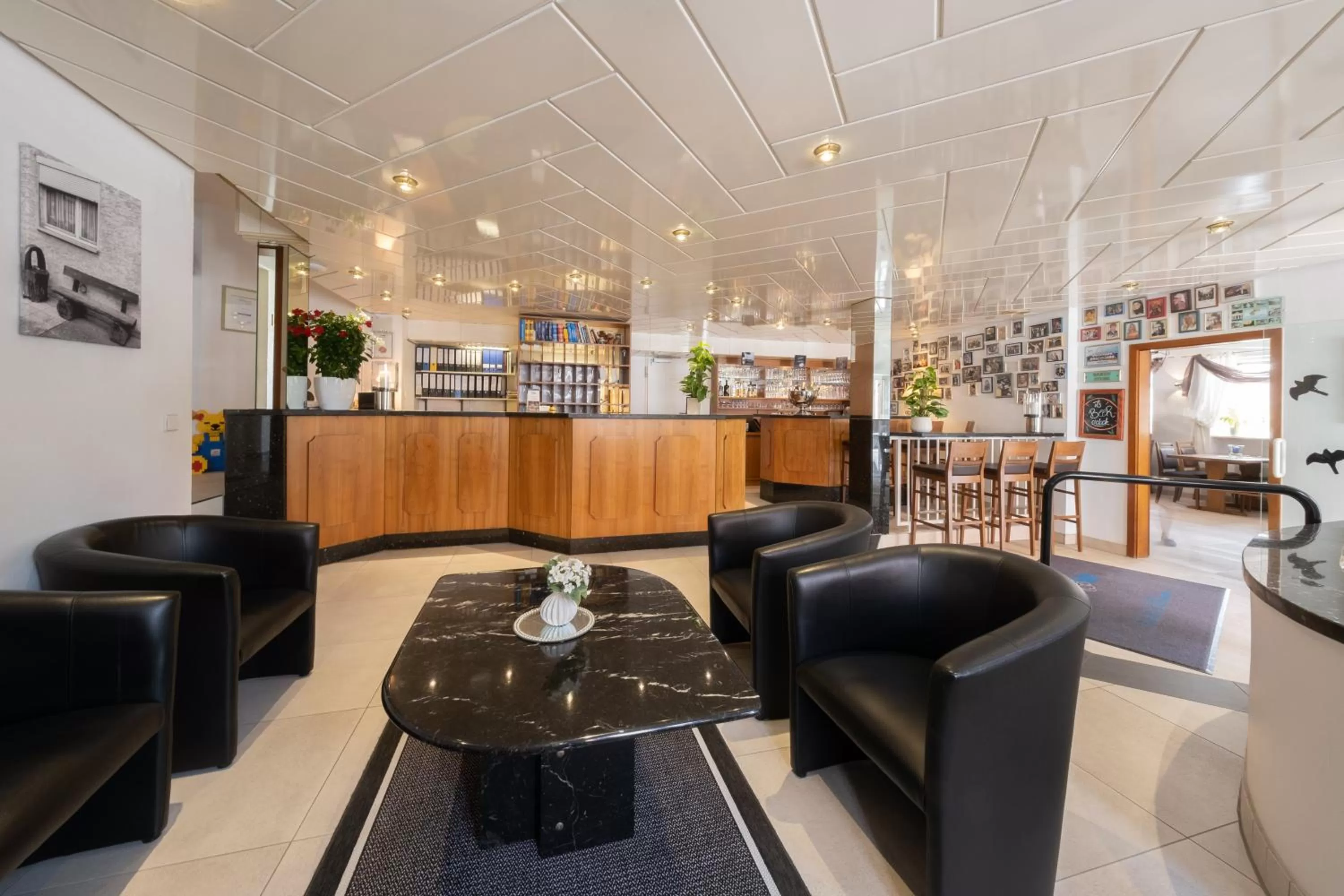 Lobby or reception in Hotel Bär