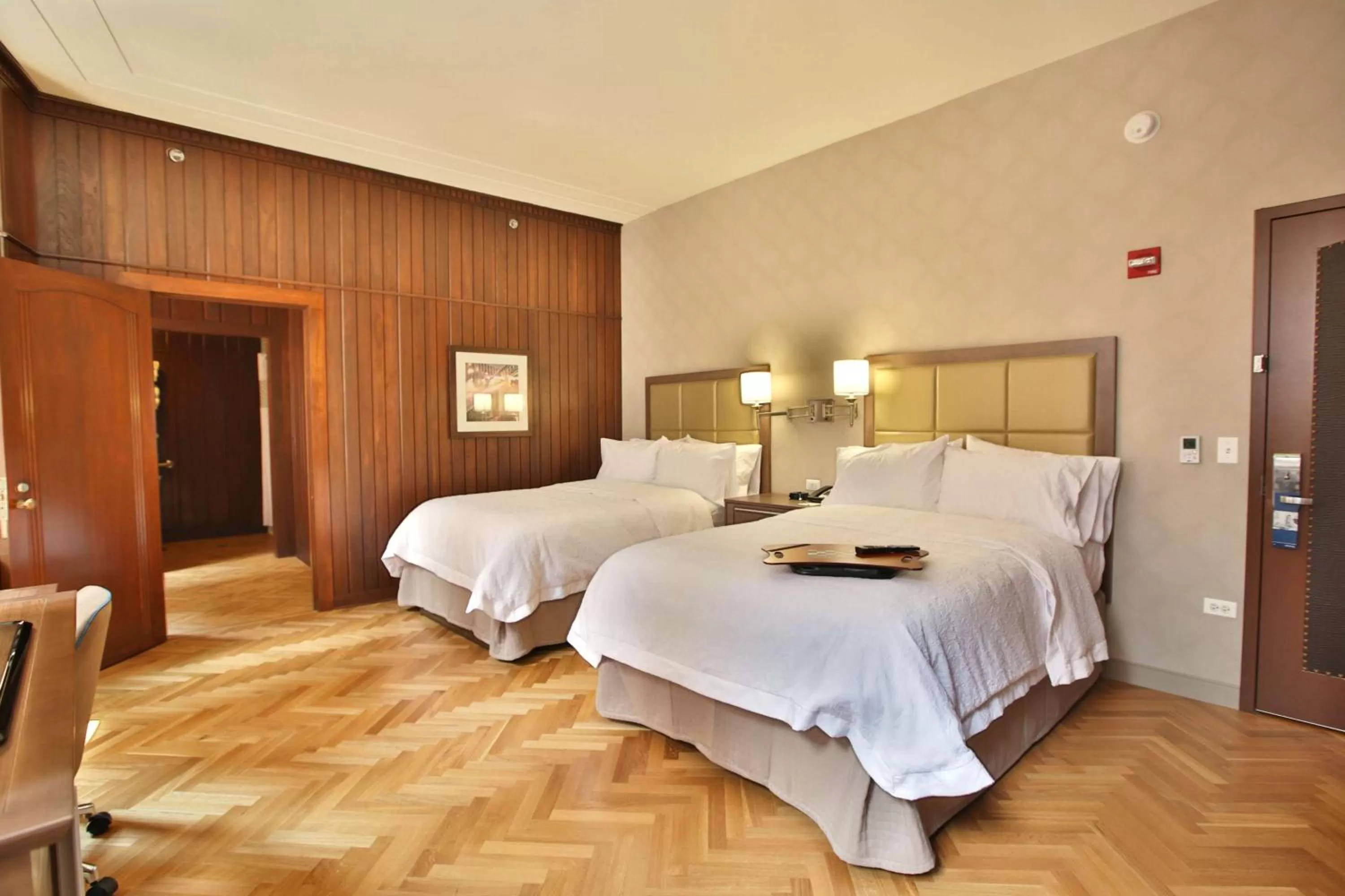 Bed in Hampton Inn Chicago Downtown/N Loop/Michigan Ave