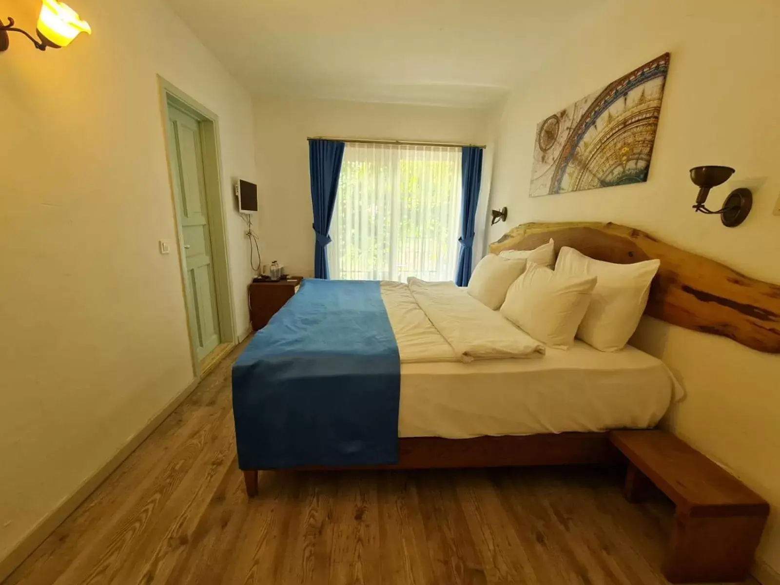 Bed in Rebetiko Hotel