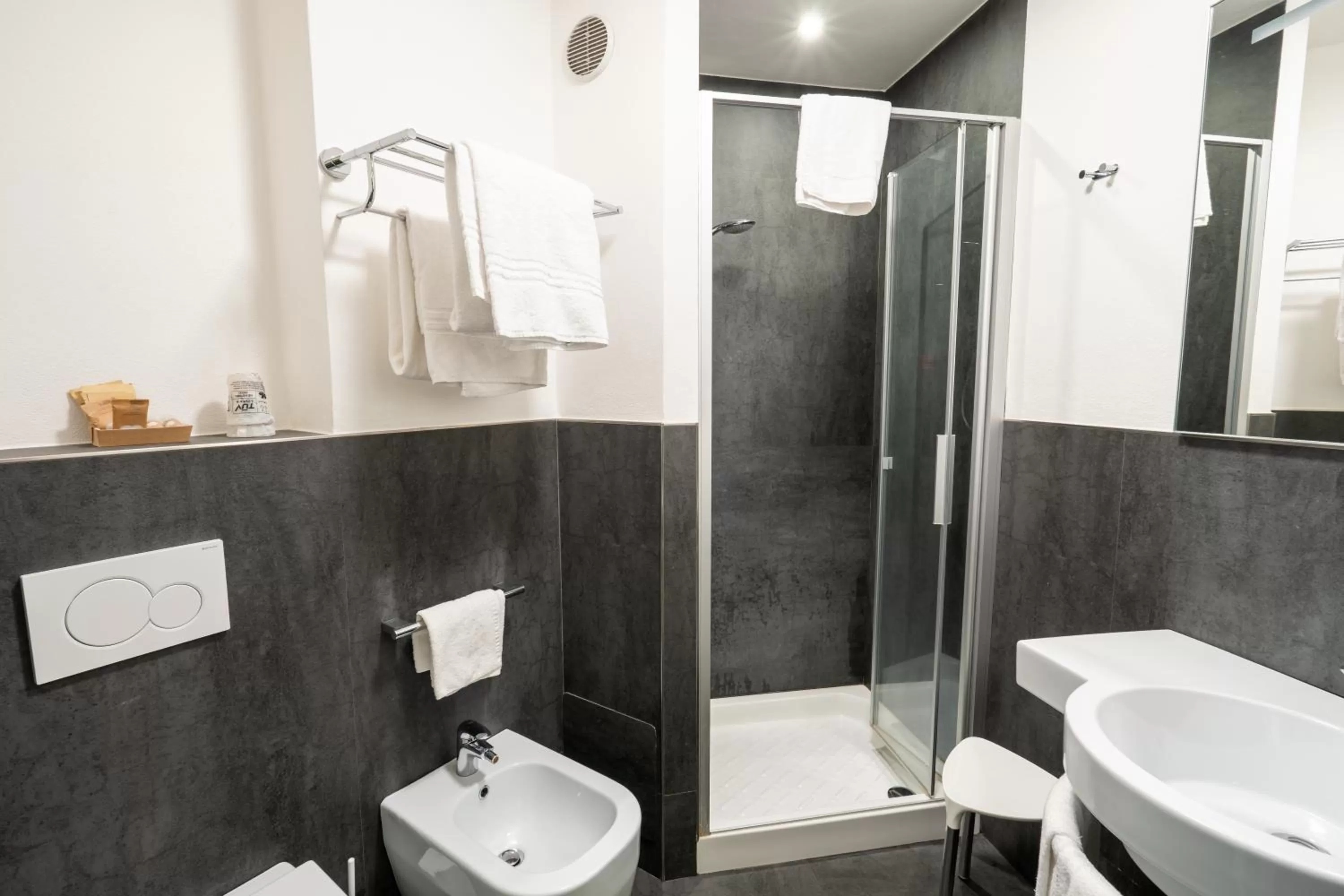 Shower in Hotel Des Etrangers