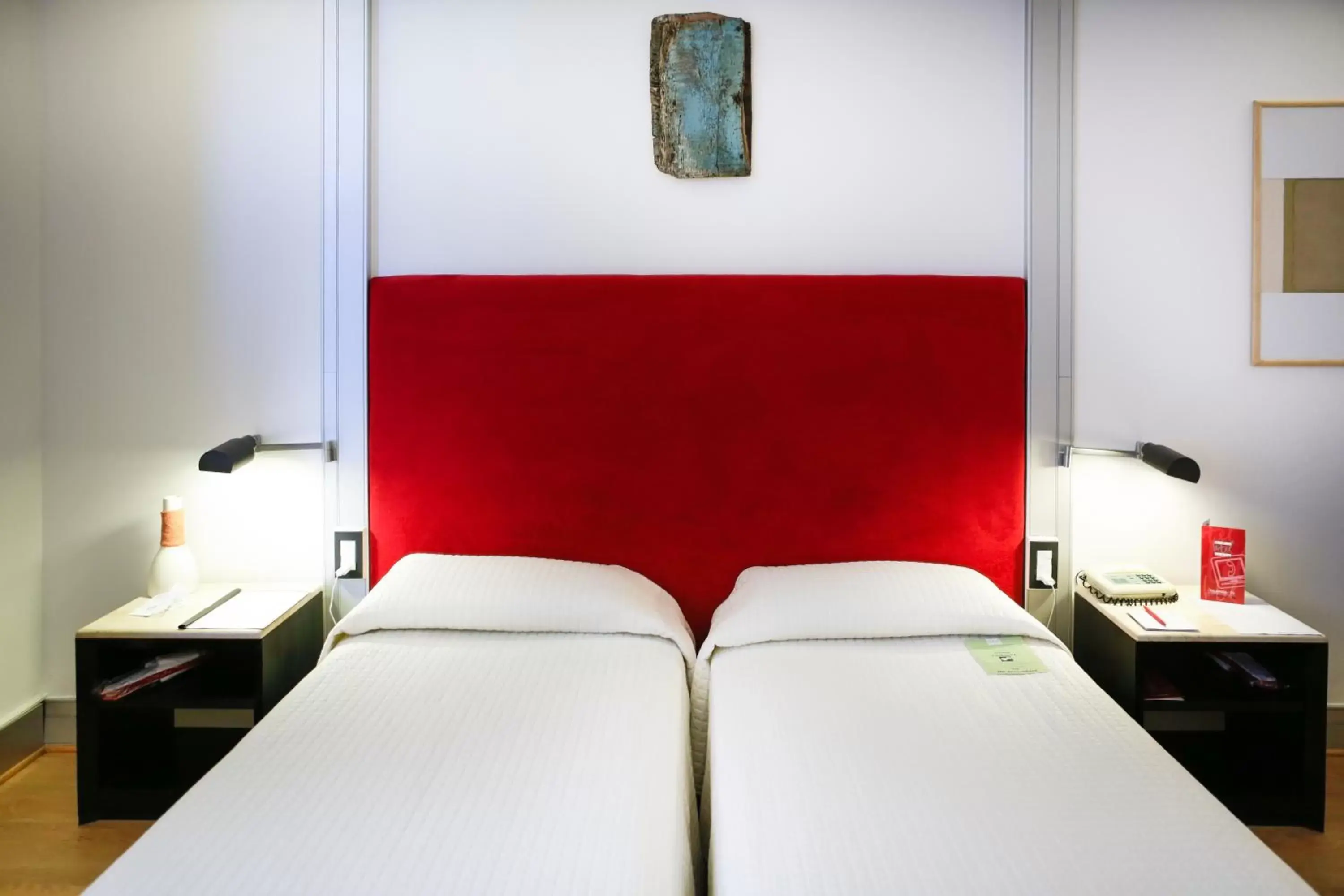 Bed in Art Hotel Museo