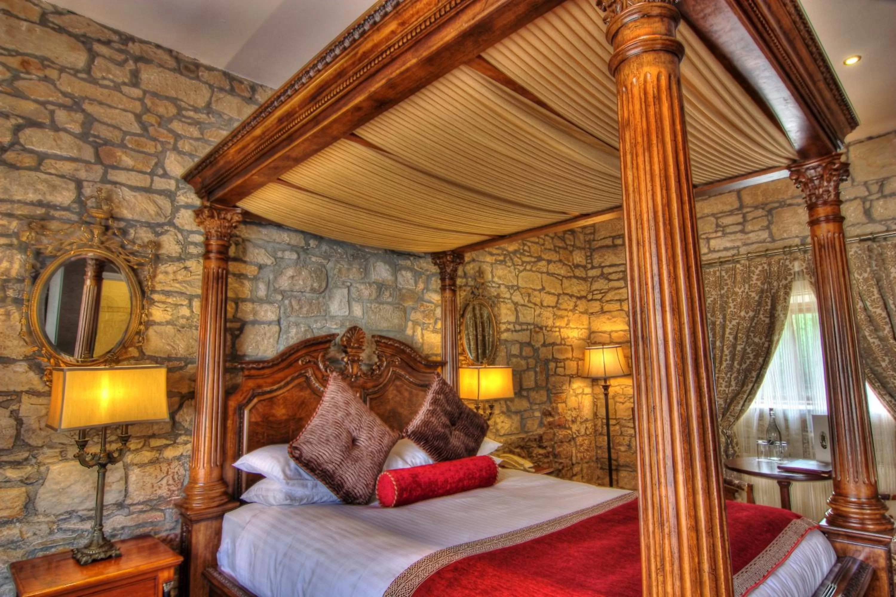 Bed in Cabra Castle Hotel